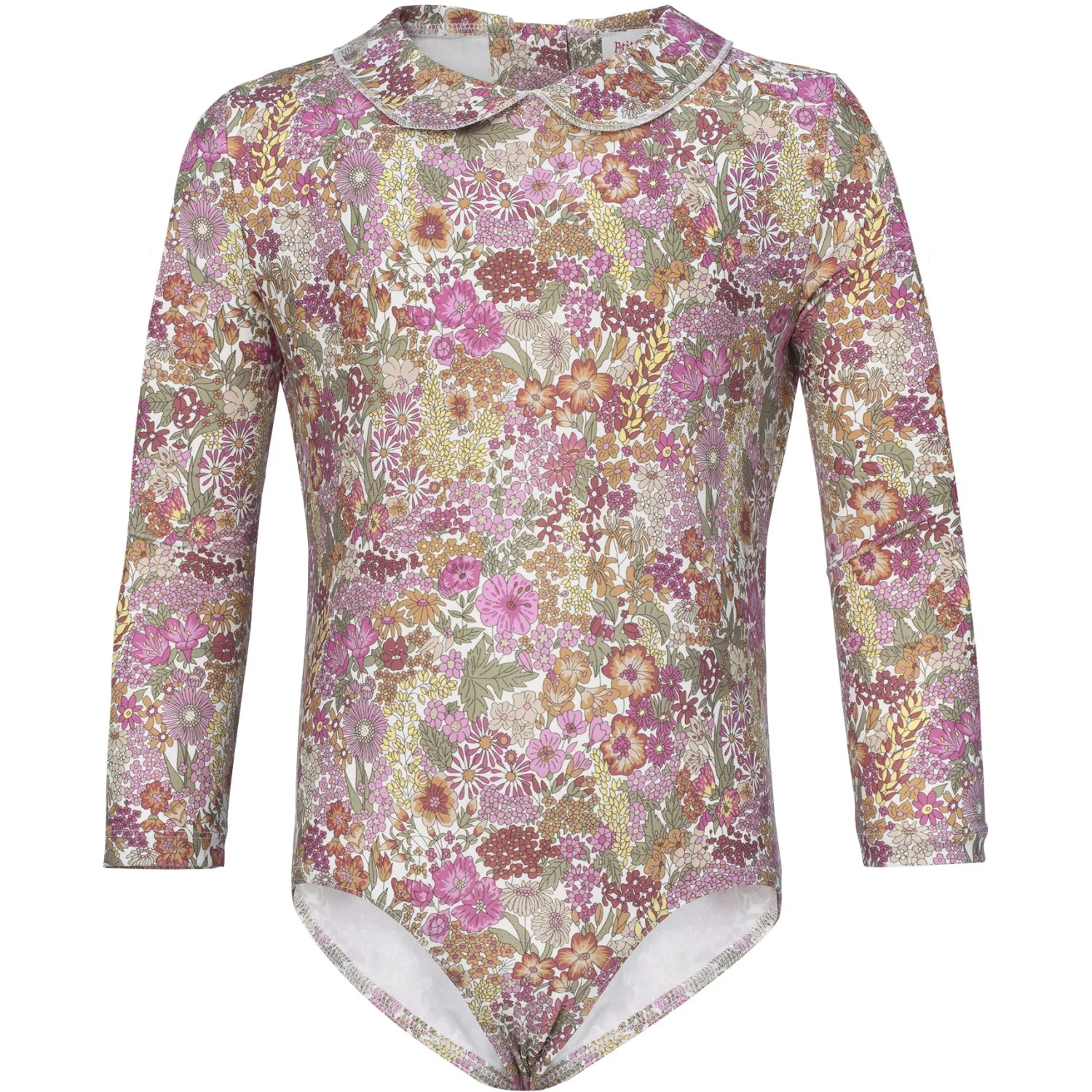 Petit Crabe Margaret Annie (Made With Liberty© Fabric) Peeter Pan Swimsuit L/S
