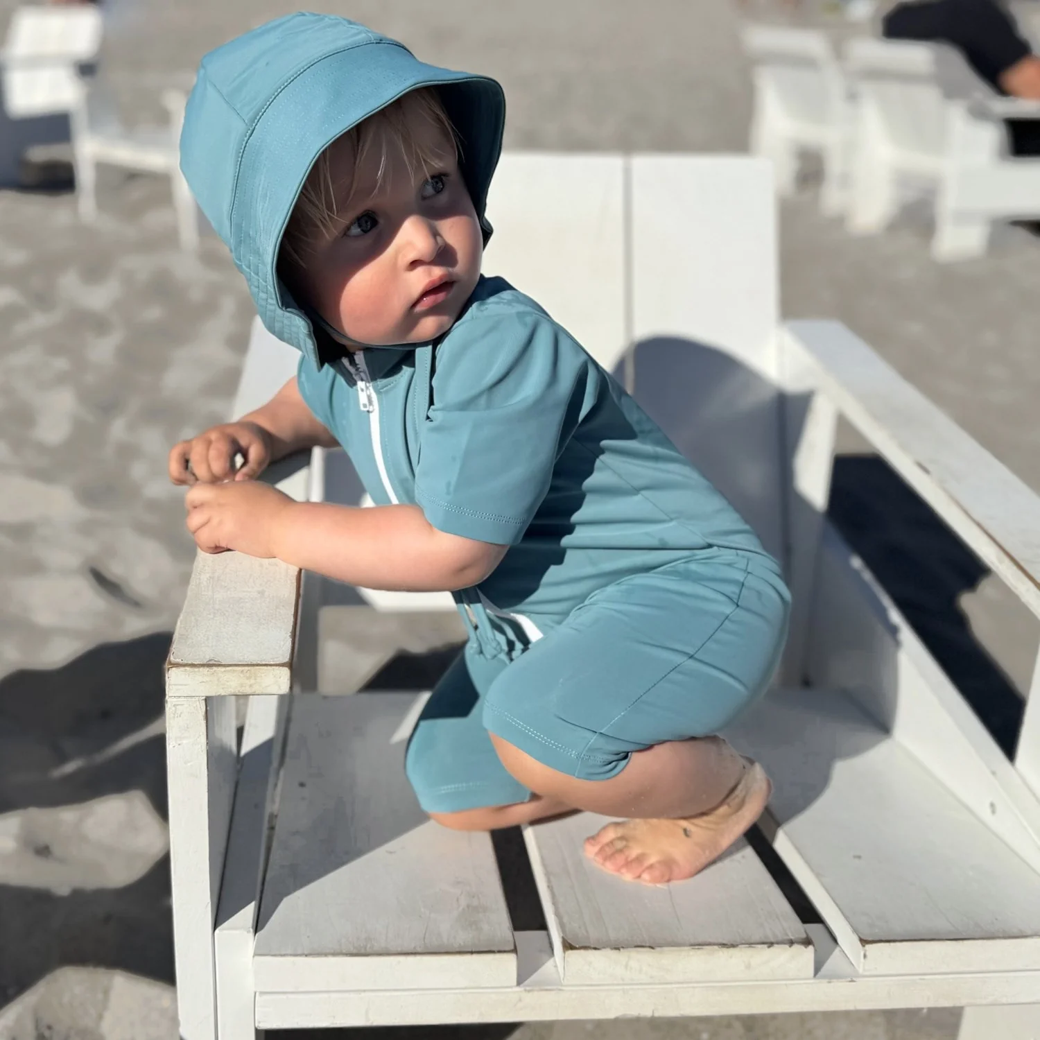 Petit Crabe Stone Noe Star Sunsuit S/S - Image 3