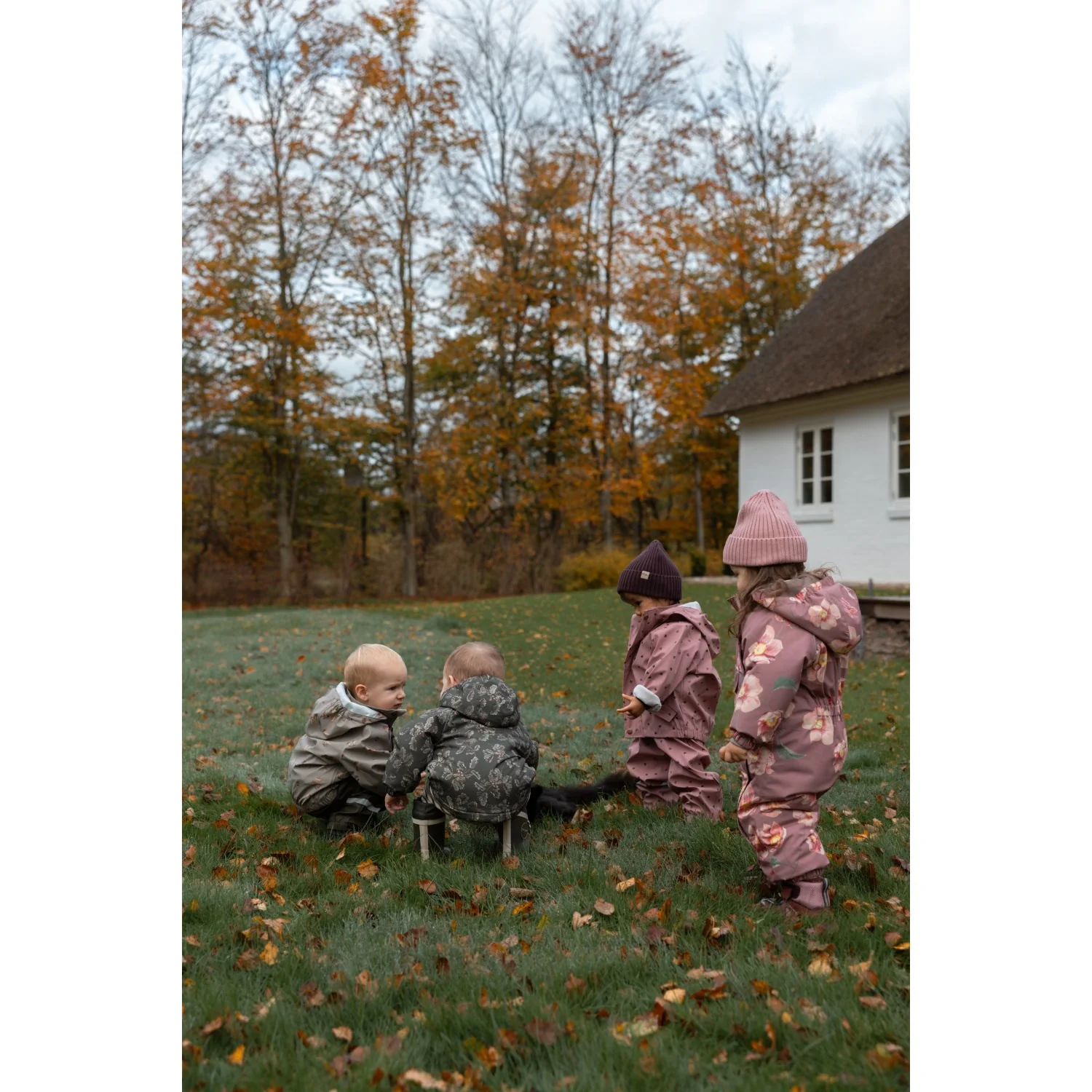 Petit Piao Autumn Anemone AOP PPDard Snowsuit - Image 3