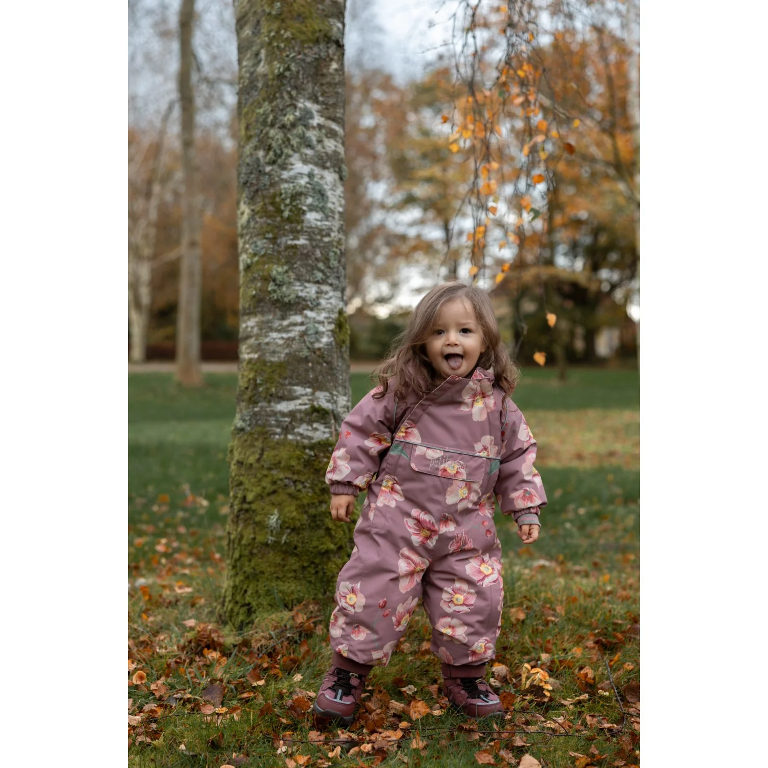 Petit Piao Autumn Anemone AOP PPDard Snowsuit - Image 4