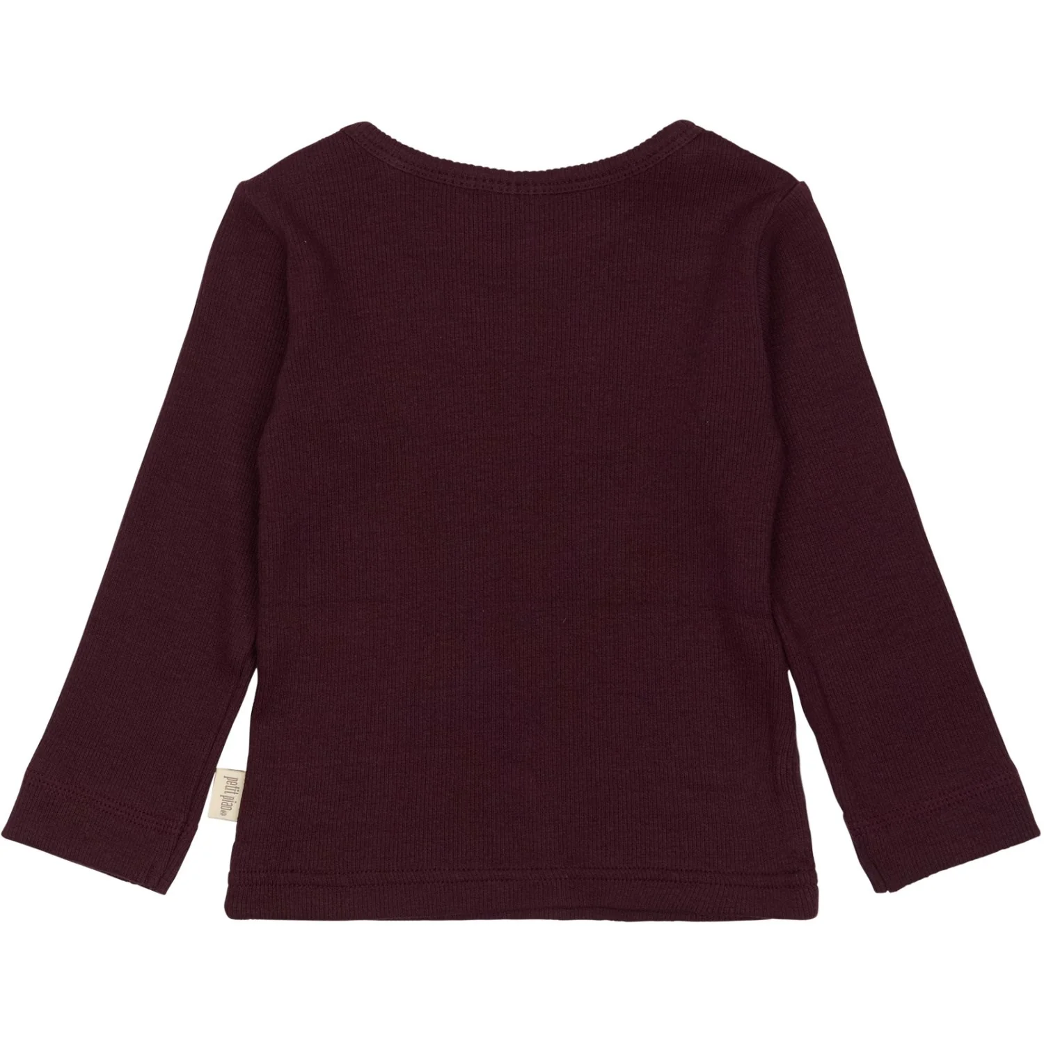 Petit Piao Dark Grape T-shirt L/S Modal - Image 3