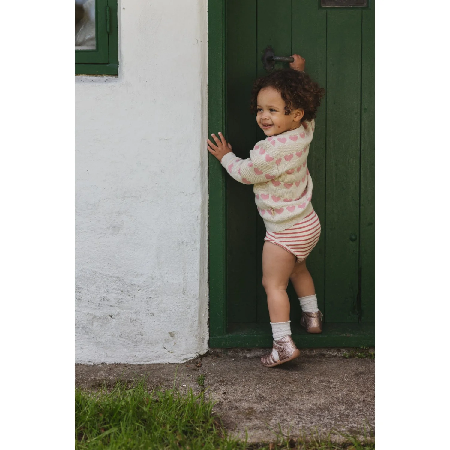 Petit Piao Dusty Rose Striped PPSky L_S Body - Image 2