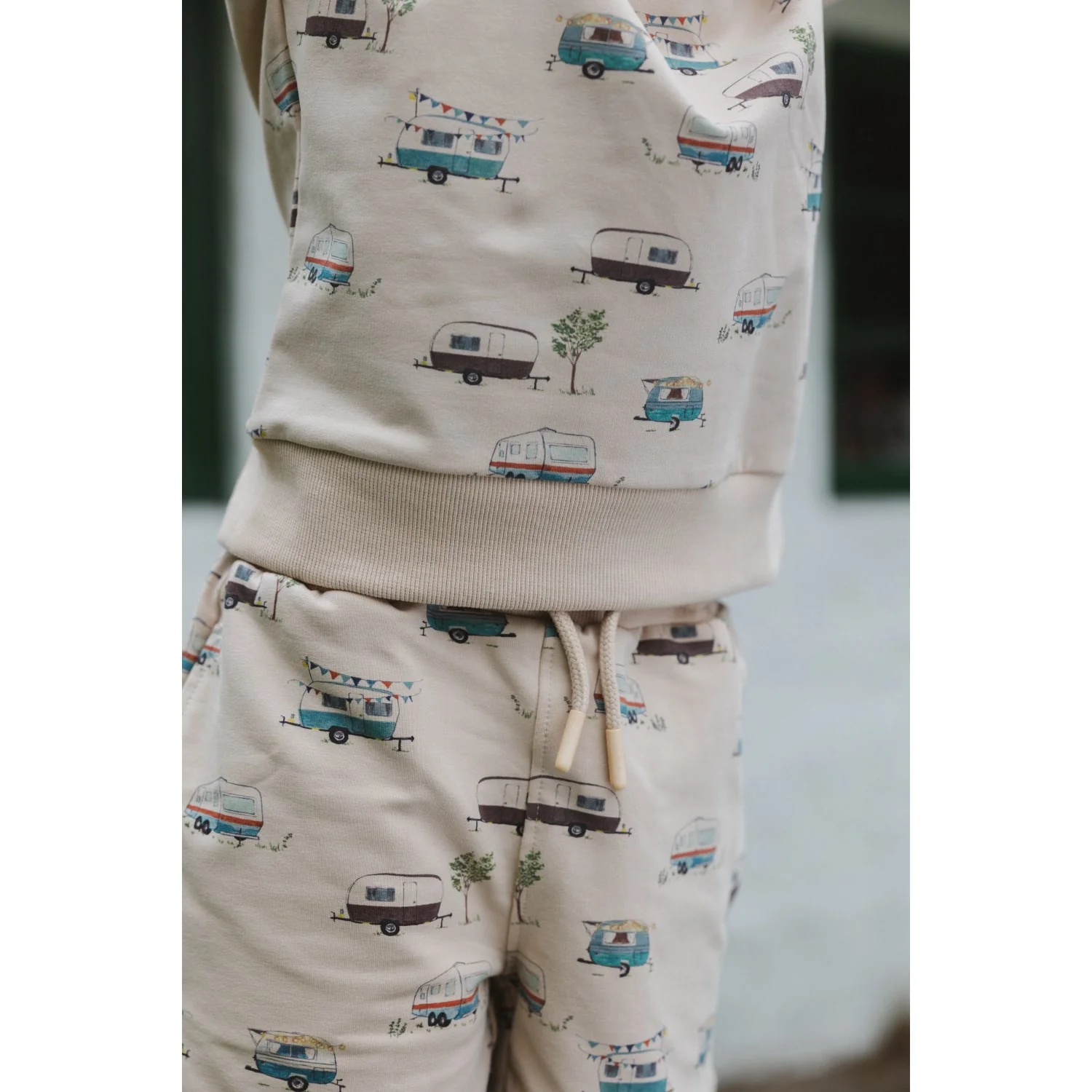 Petit Piao Eggnog Camper Aop Ppsun Shorts - Image 2