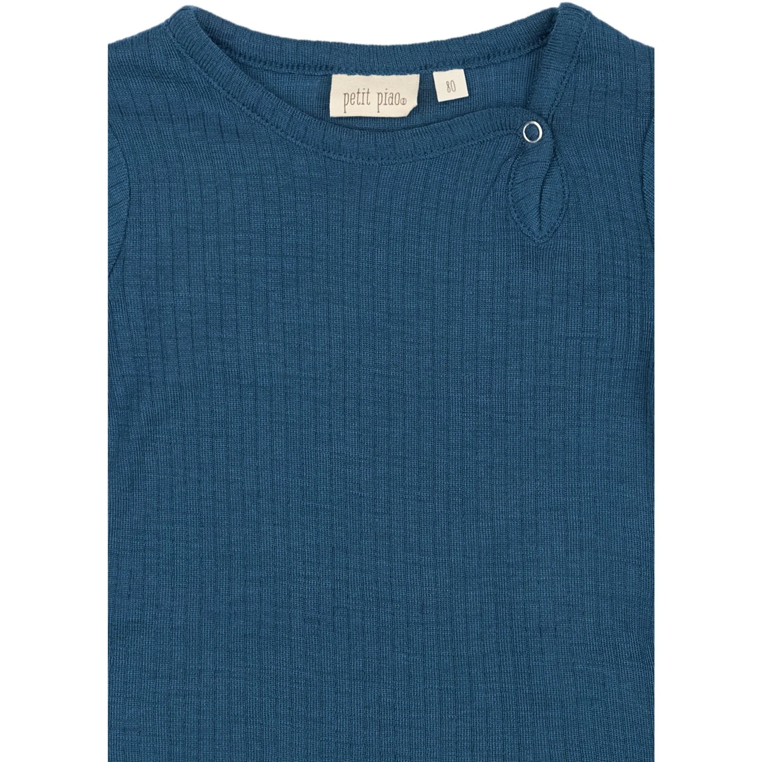 Petit Piao Ensign Blue PPDante Body L/S Merino Wool - Image 2