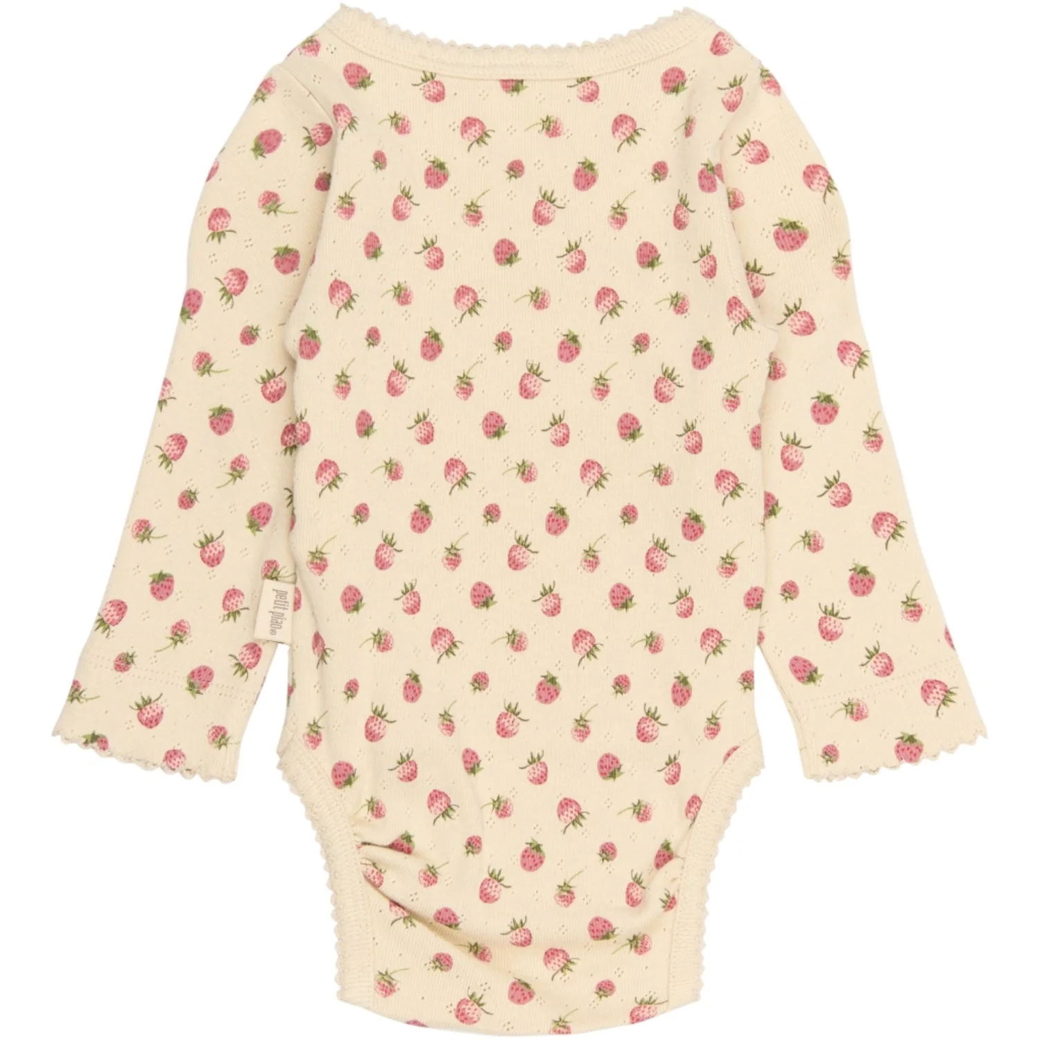 Petit Piao Fog Strawberry AOP PPDea L_S Body Fold NB - Image 3
