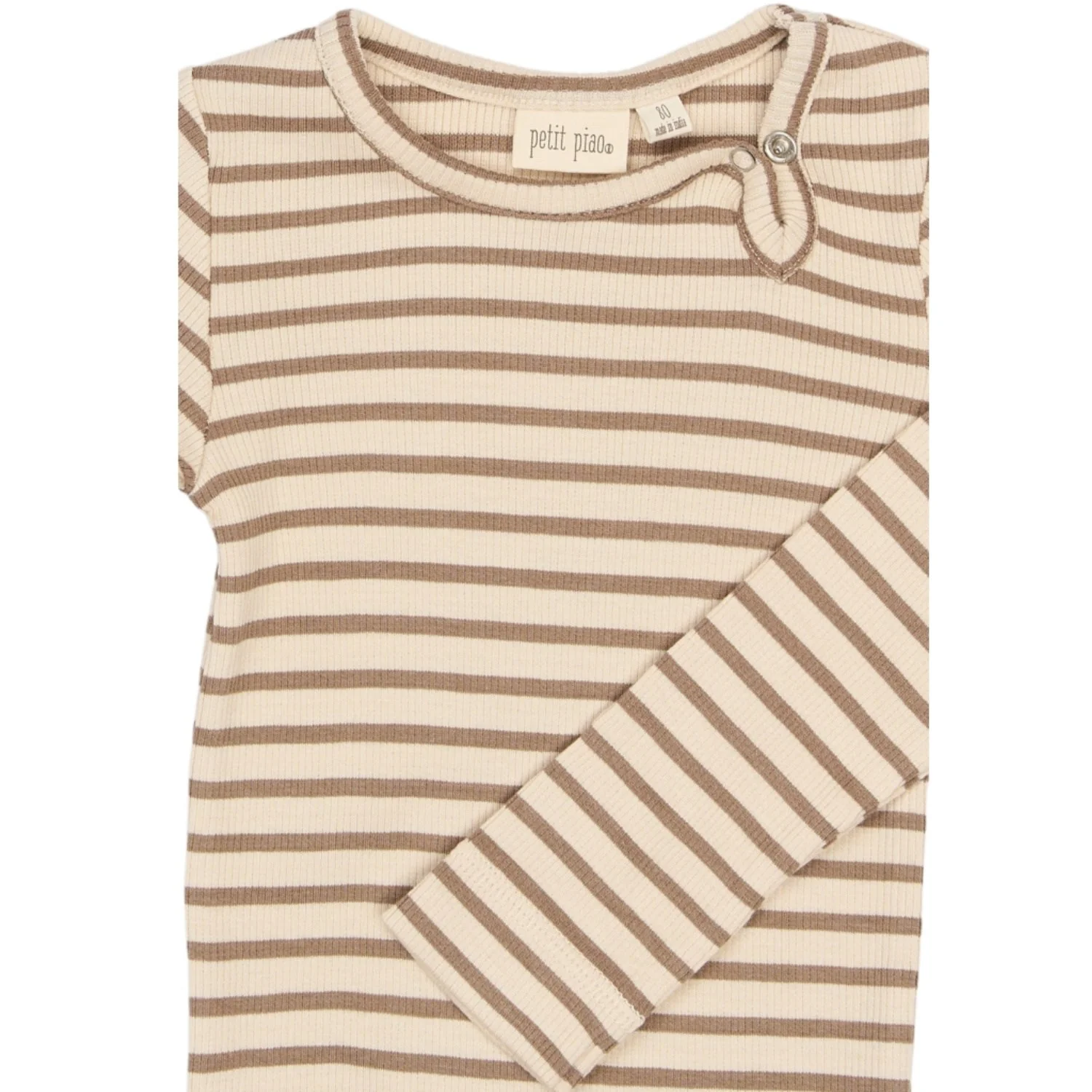 Petit Piao Ginger Snap Striped PPSky L_S Body - Image 3