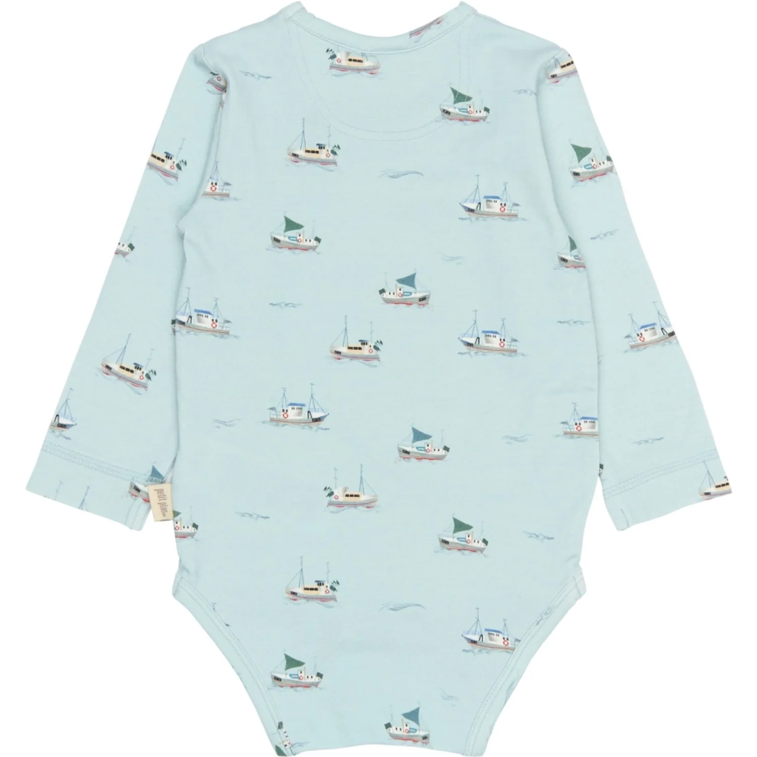 Petit Piao Illusion Blue Boat AOP PPStar L_S Body - Image 4
