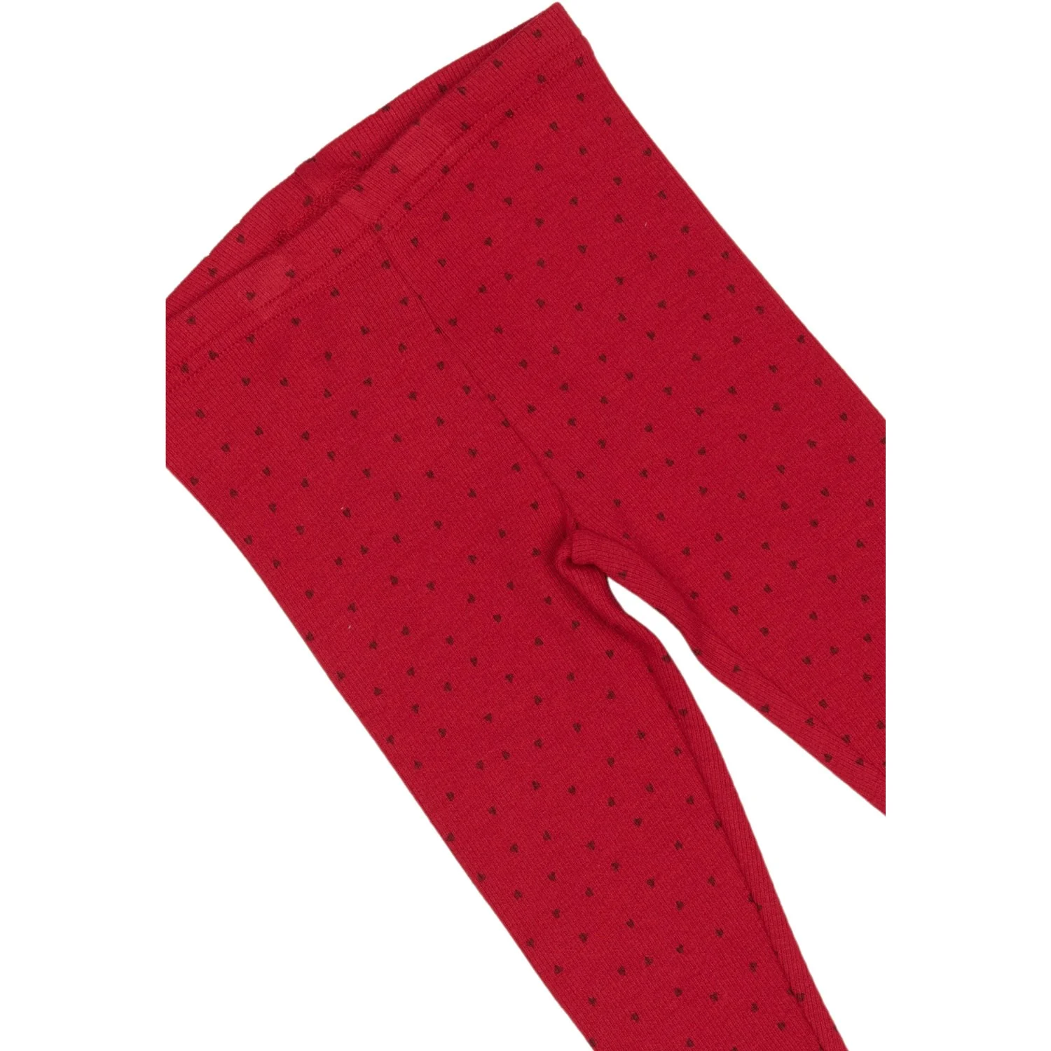 Petit Piao Jet Red/Biking Red Legging Modal Heart - Image 2
