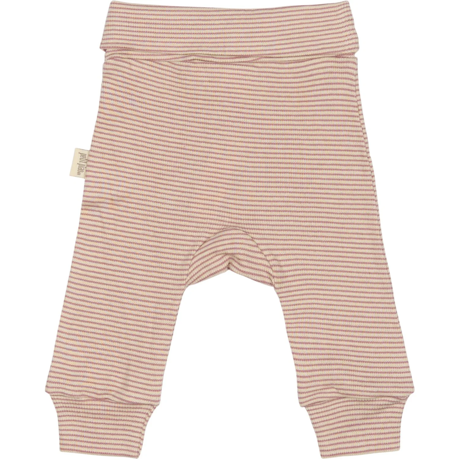 Petit Piao Nostalgic Rose/Dark Off White PPDian Fold Leggings Stripe NOOS - Image 7
