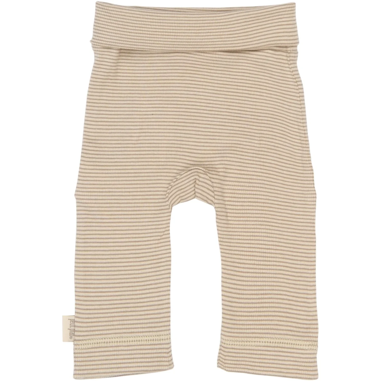 Petit Piao Pure Cashmere/Dark Off White PPDian Fold Leggings Stripe NB NOOS - Image 3