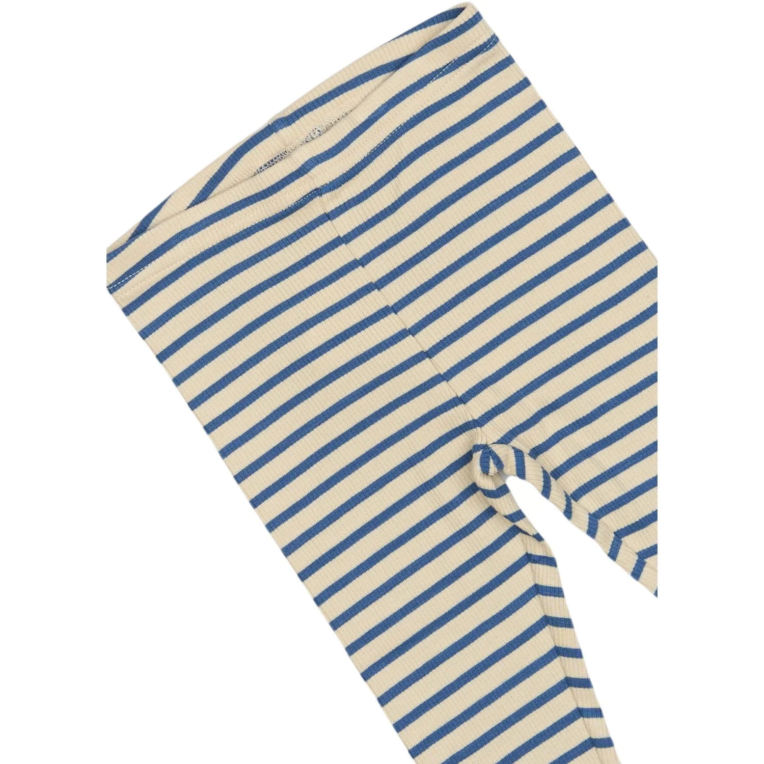 Petit Piao True Navy/off White Legging Modal Striped - Image 2