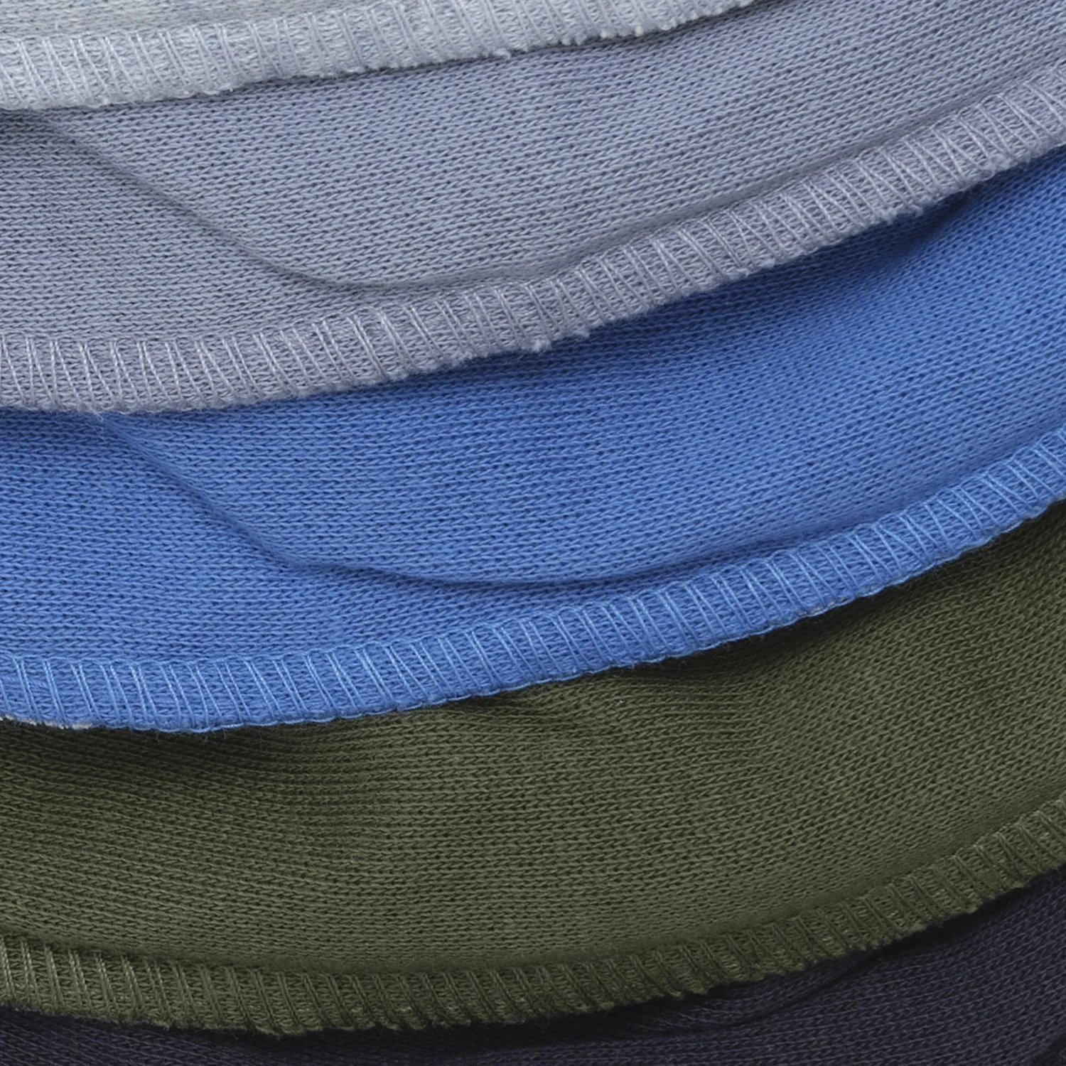Pippi Blue Bandana Bib - Solid (5-Pack) - Image 2