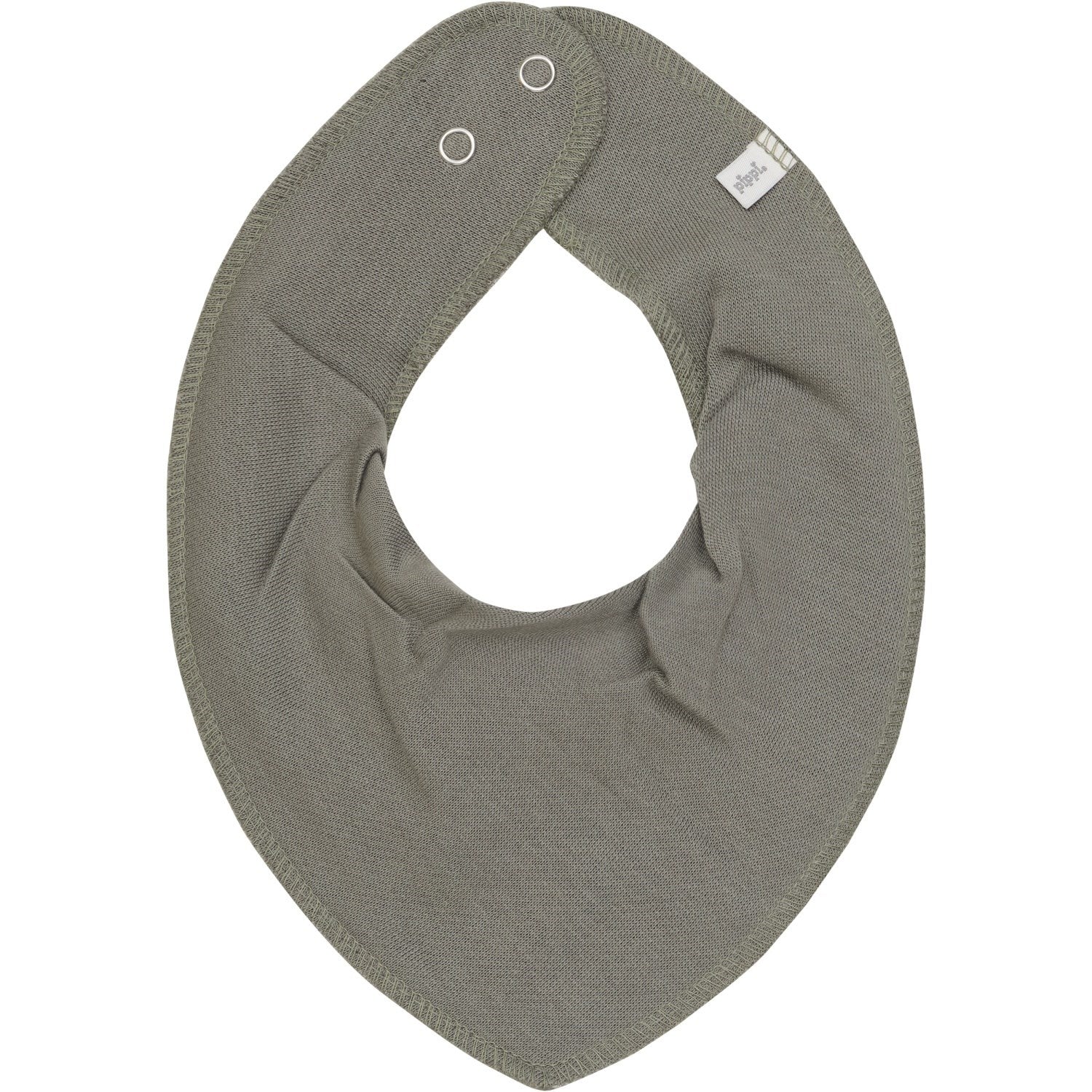 Pippi Blue Fog Bandana Bib - Solid  (5-Pack) - Image 5