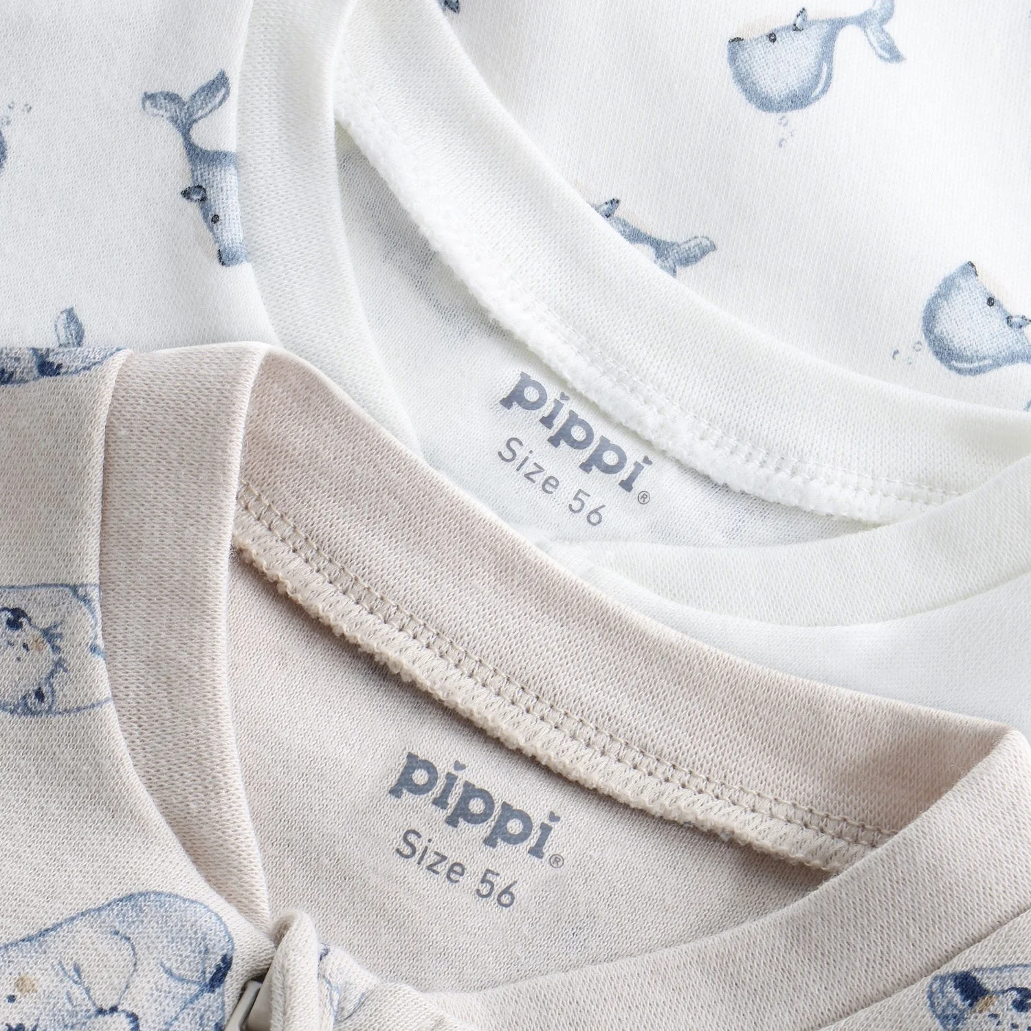 Pippi Flint Stone Nightsuit -Zipper (2-Pack) - Image 2