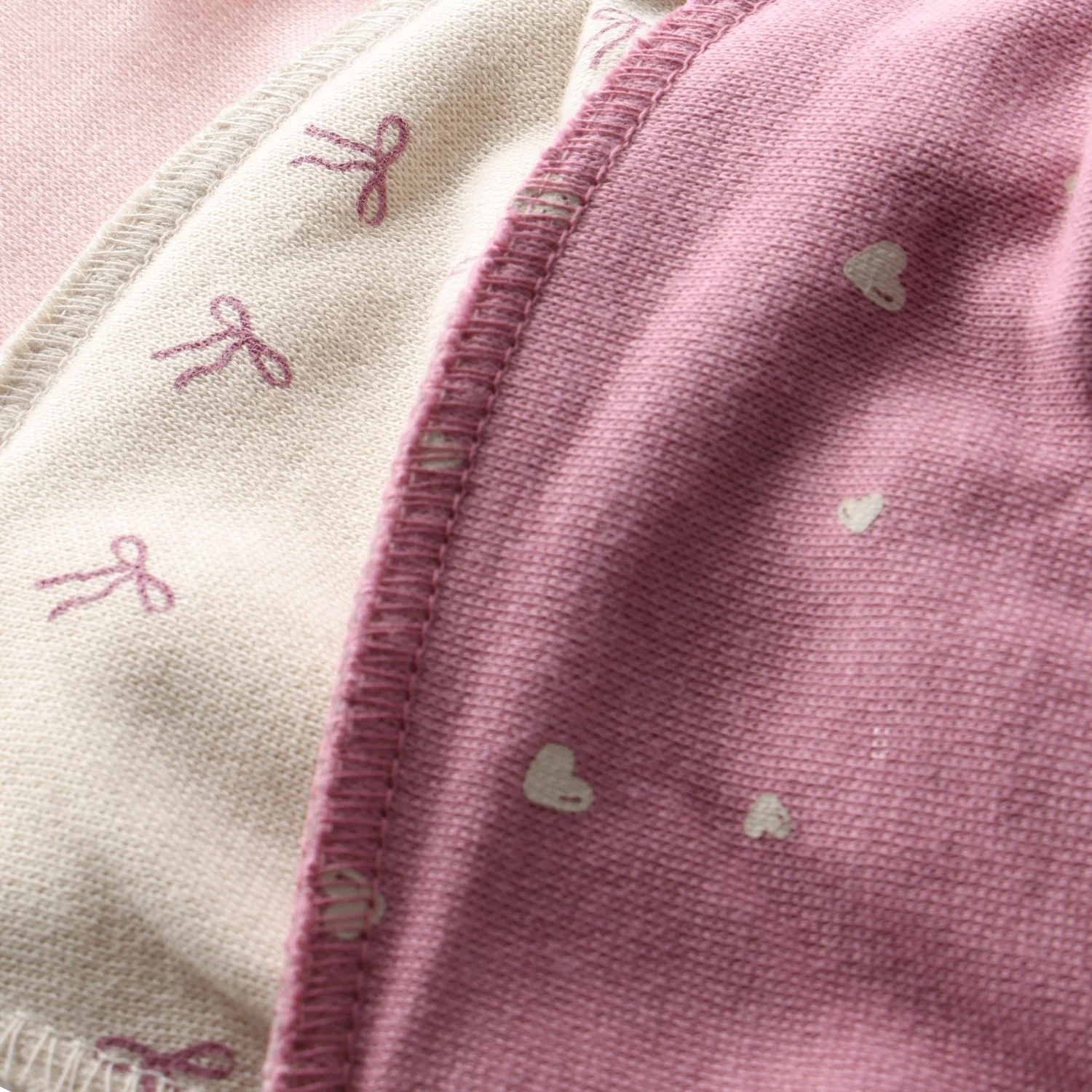 Pippi Mauve Orchid Bandana Fabric Bib Girl - Aop (3-Pack) - Image 2
