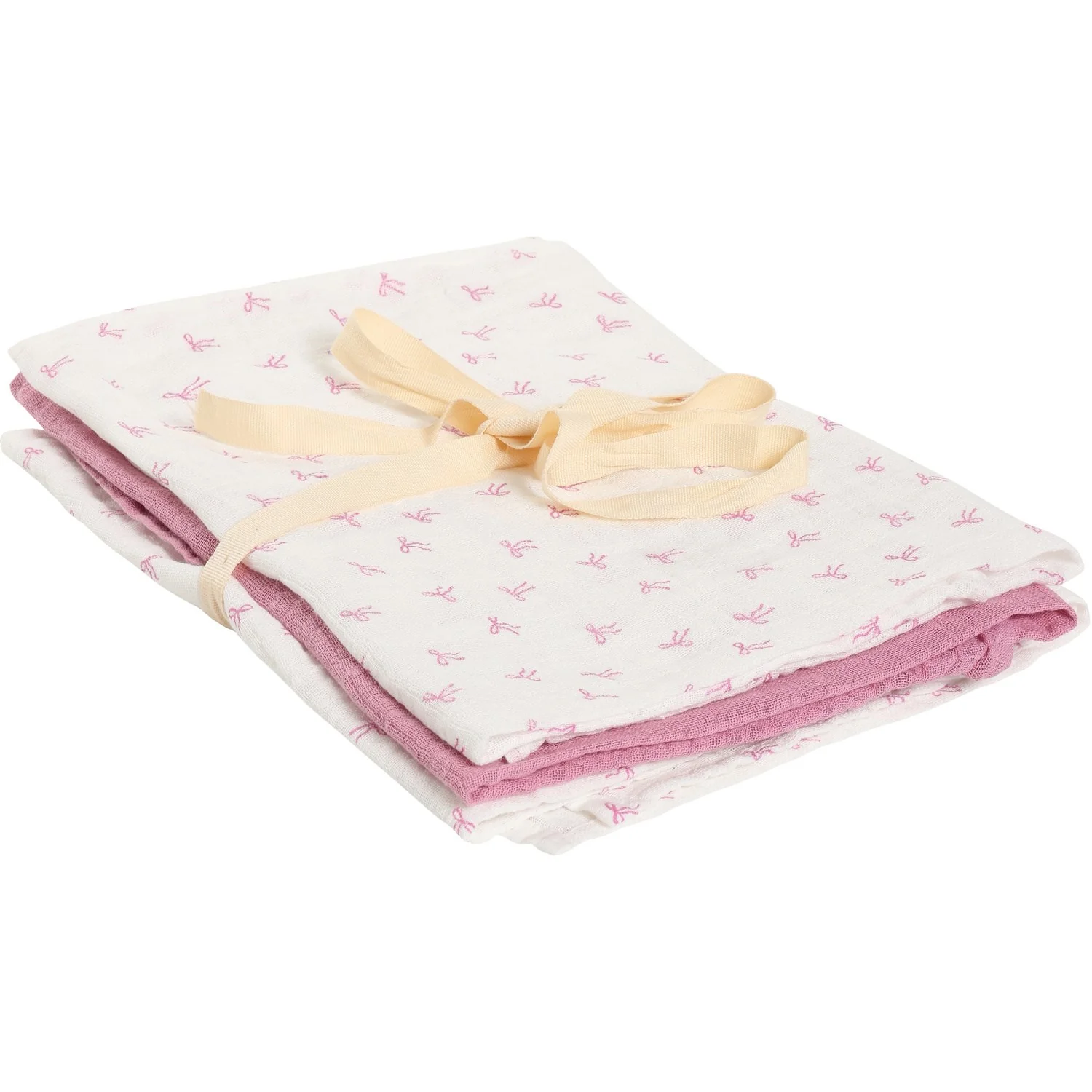 Pippi Mauve Orchid Muslin Cloth (3-Pack) - Image 3