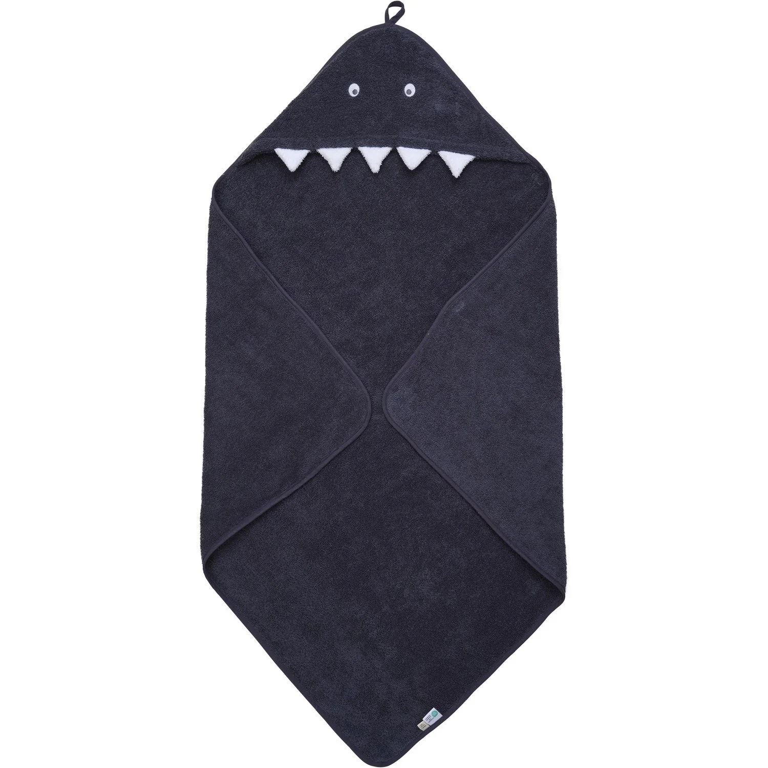 Pippi Odyssey Gray Hooded Baby Towel