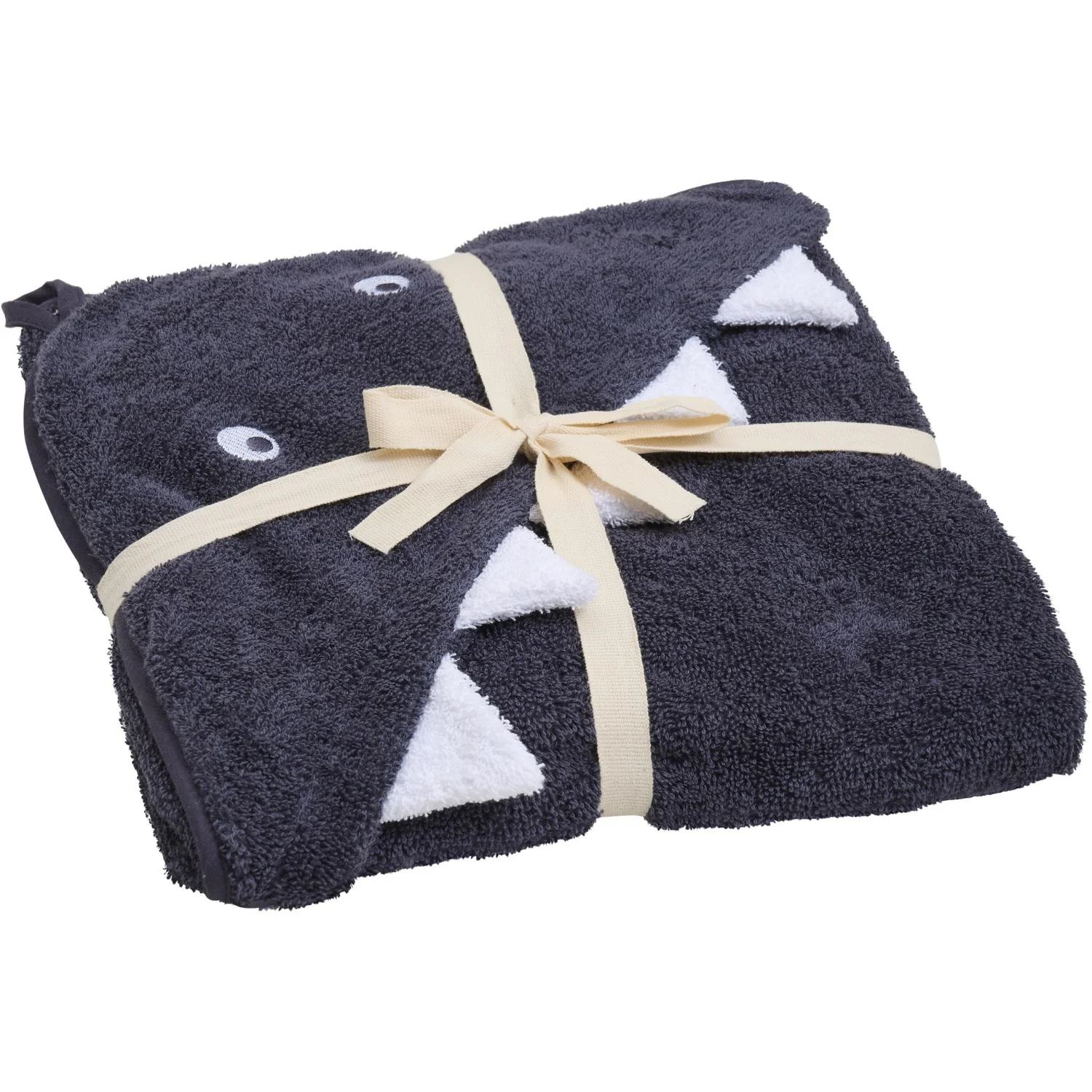 Pippi Odyssey Gray Hooded Baby Towel - Image 3