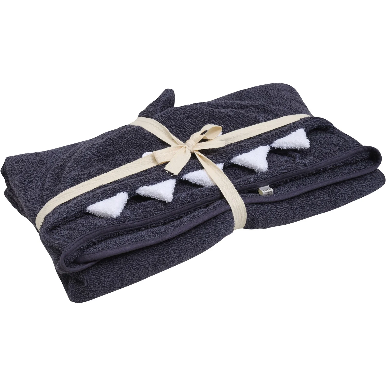 Pippi Odyssey Gray Hooded Bath Towel - Image 3