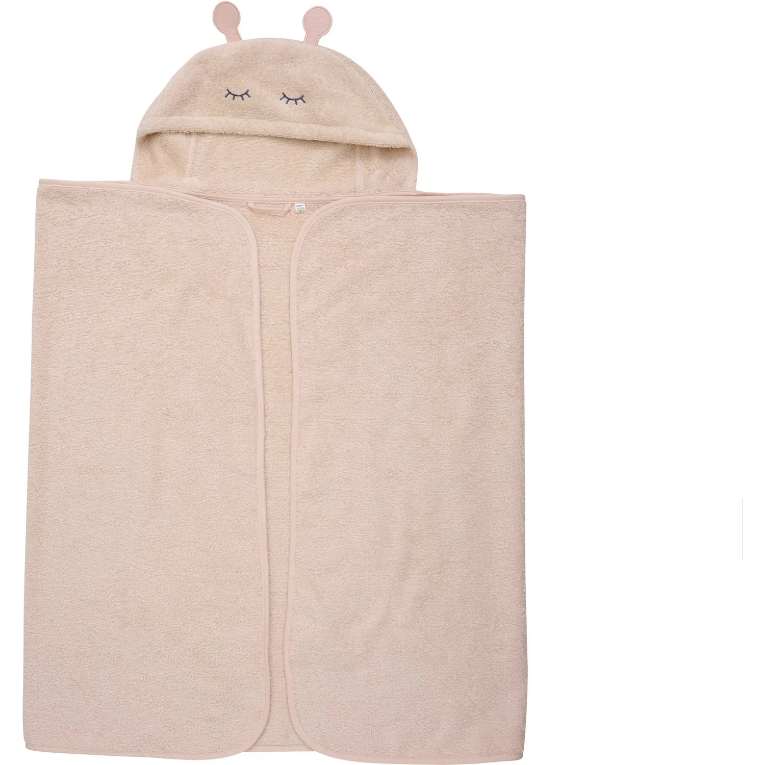 Pippi Rose Dust Hooded Bath Towel
