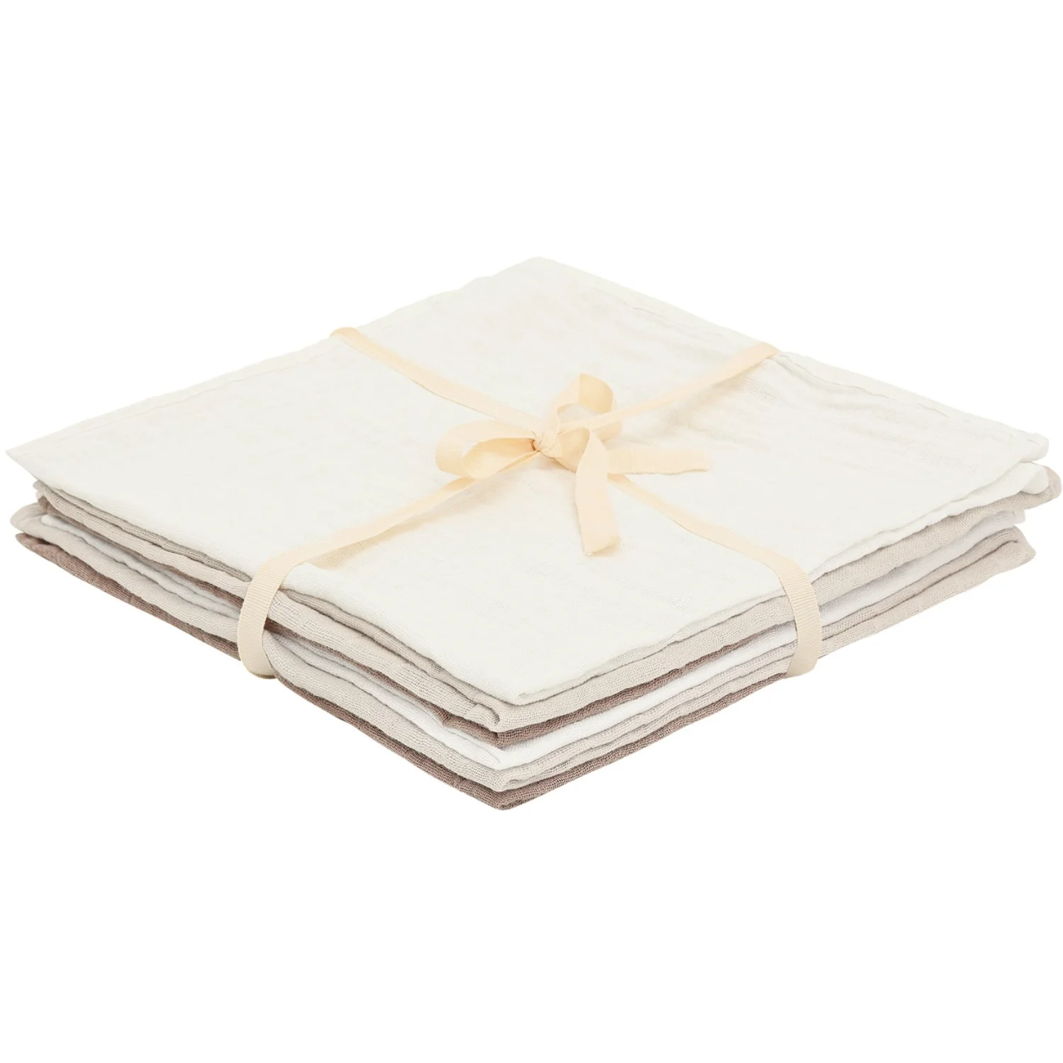 Pippi Taupe Gray Muslin Cloth (6-Pack) - Image 3