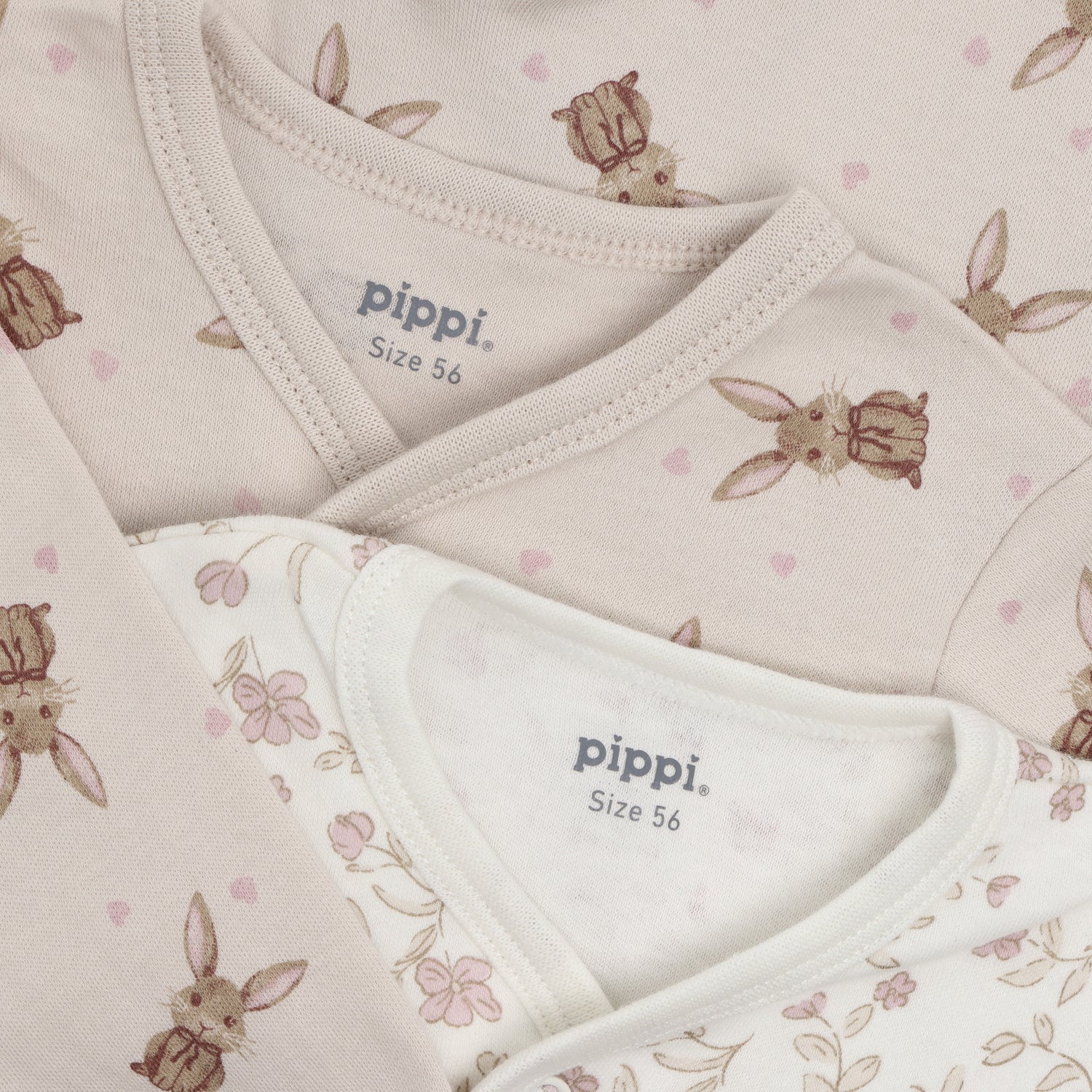 Pippi Violet Ice Nightsuit W/F -Buttons 2-Pack - Image 2
