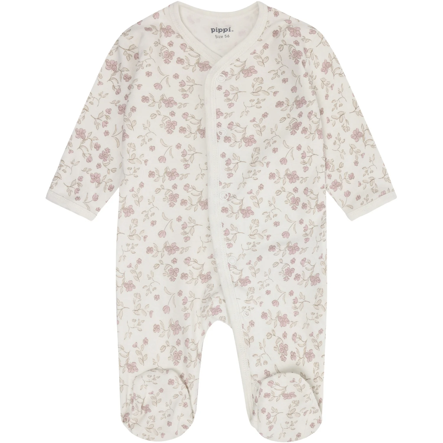 Pippi Violet Ice Nightsuit W/F -Buttons 2-Pack - Image 4
