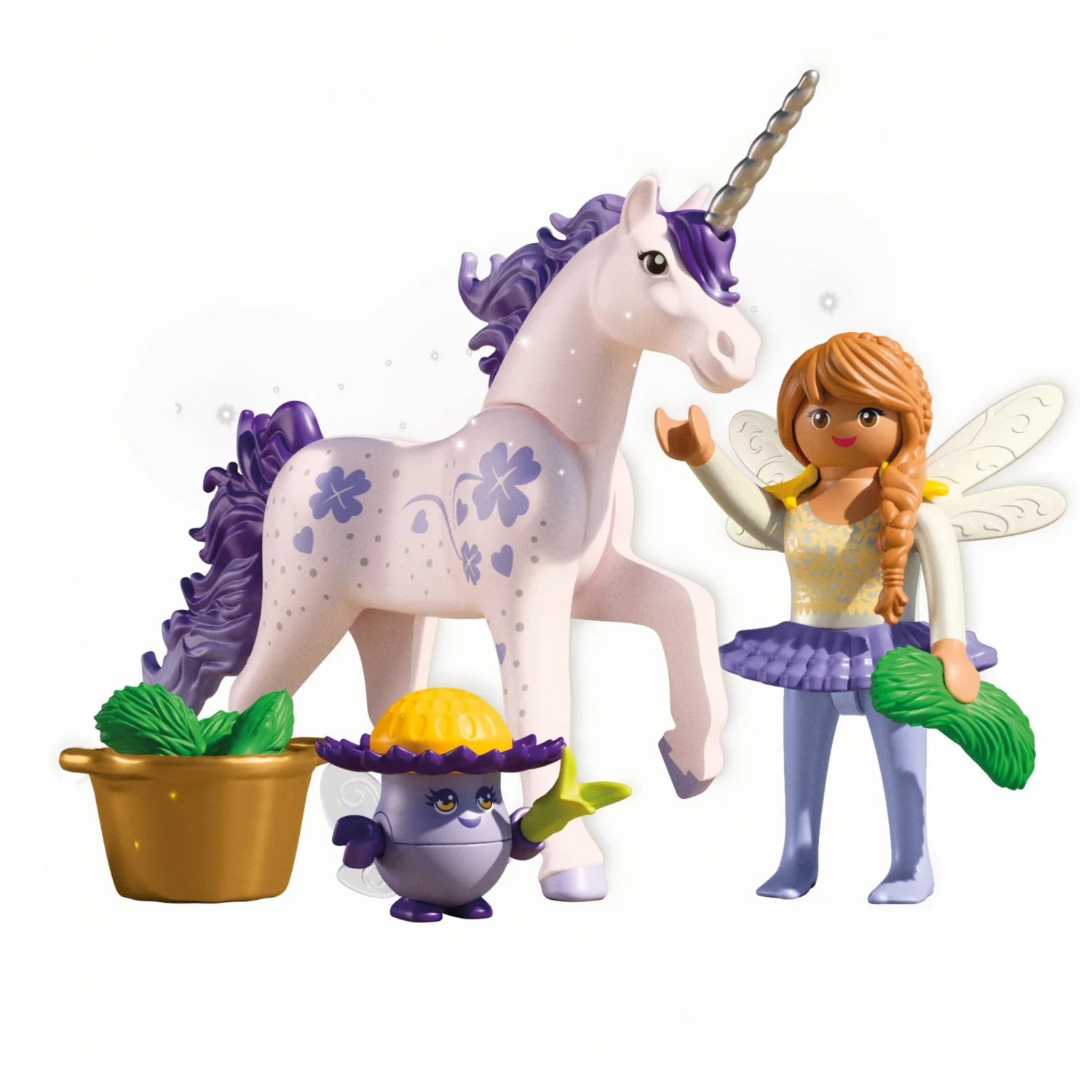 Playmobil® Collectible Unicorn: Lucky Lavender With Fairy - Image 3