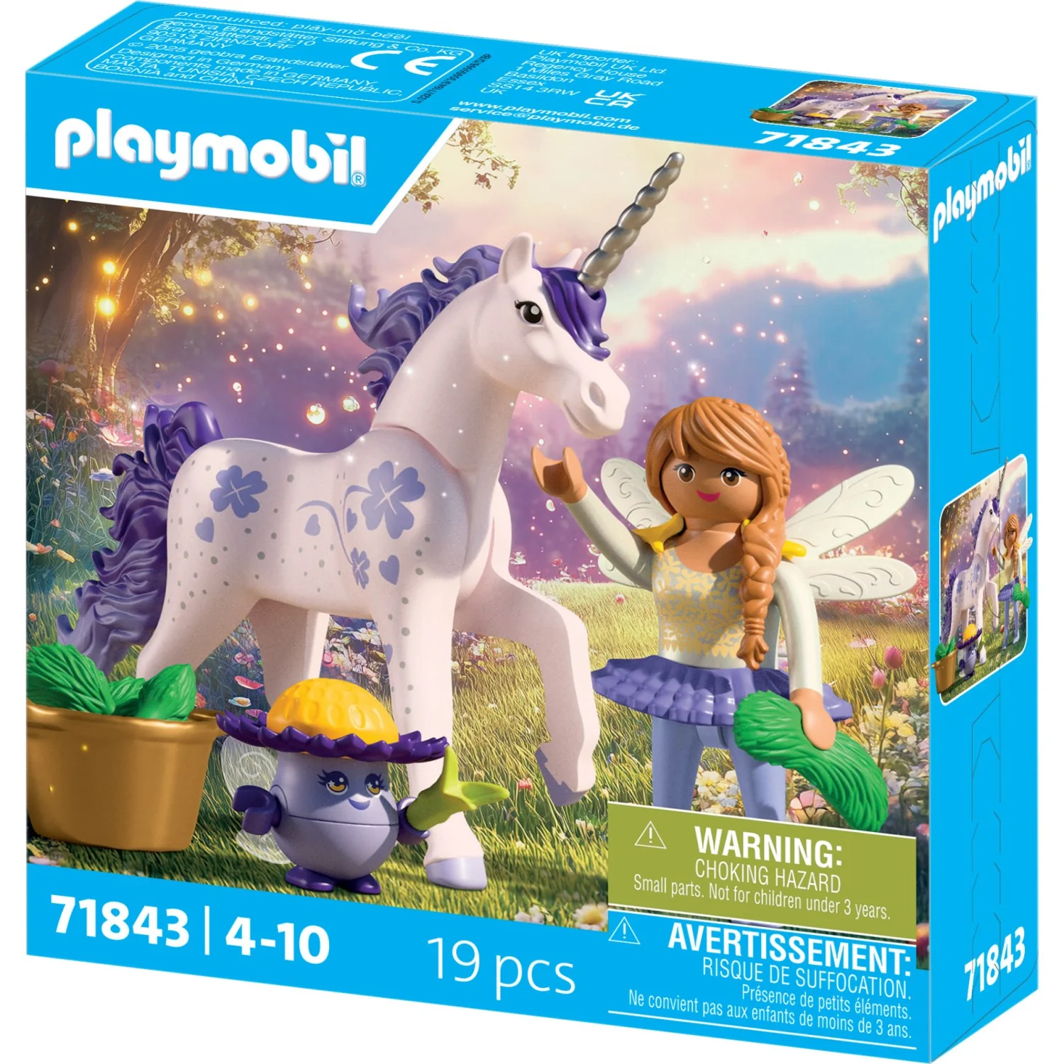 Playmobil® Collectible Unicorn: Lucky Lavender With Fairy - Image 7