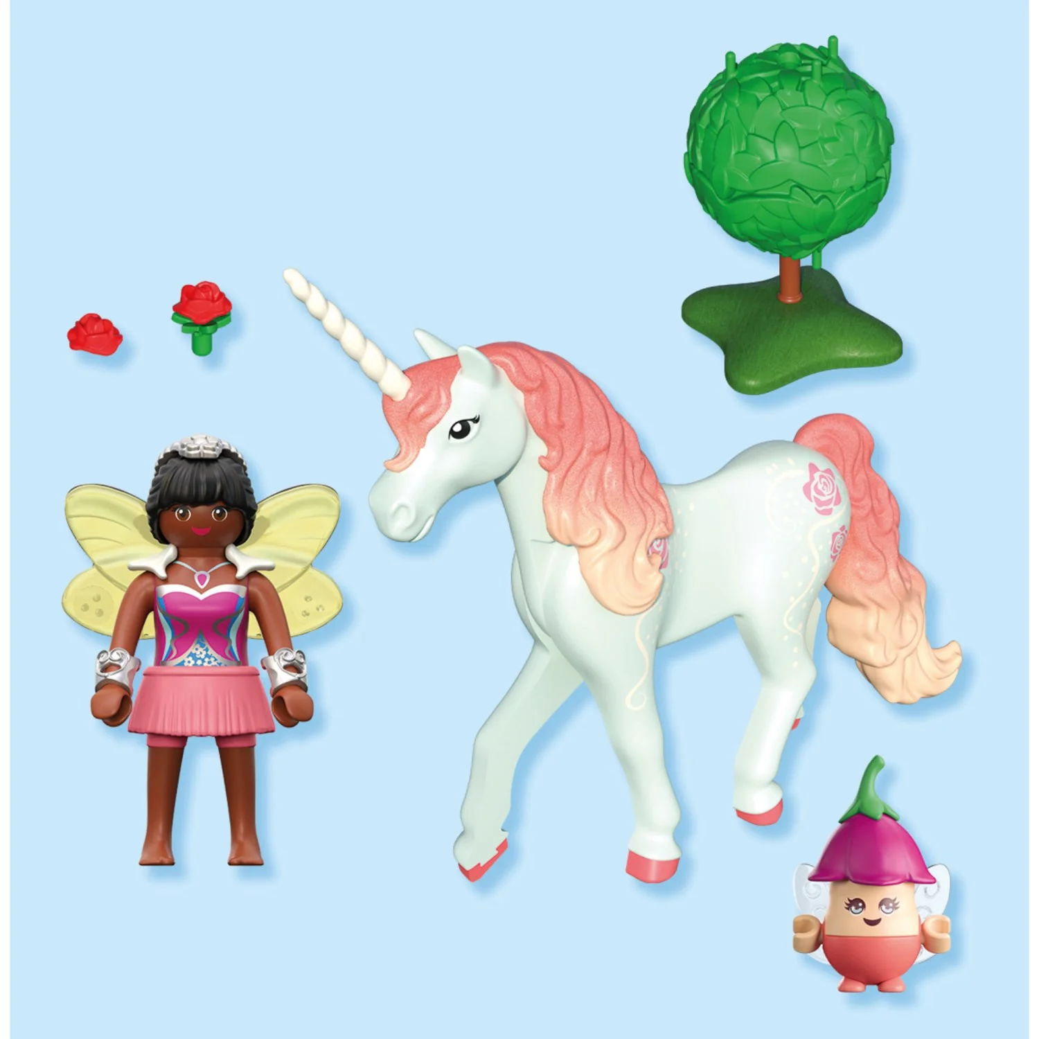 Playmobil® Collectible Unicorn: Sky Rose With Fairy - Image 3