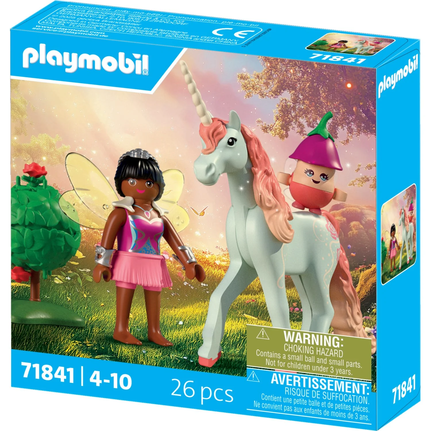 Playmobil® Collectible Unicorn: Sky Rose With Fairy - Image 6