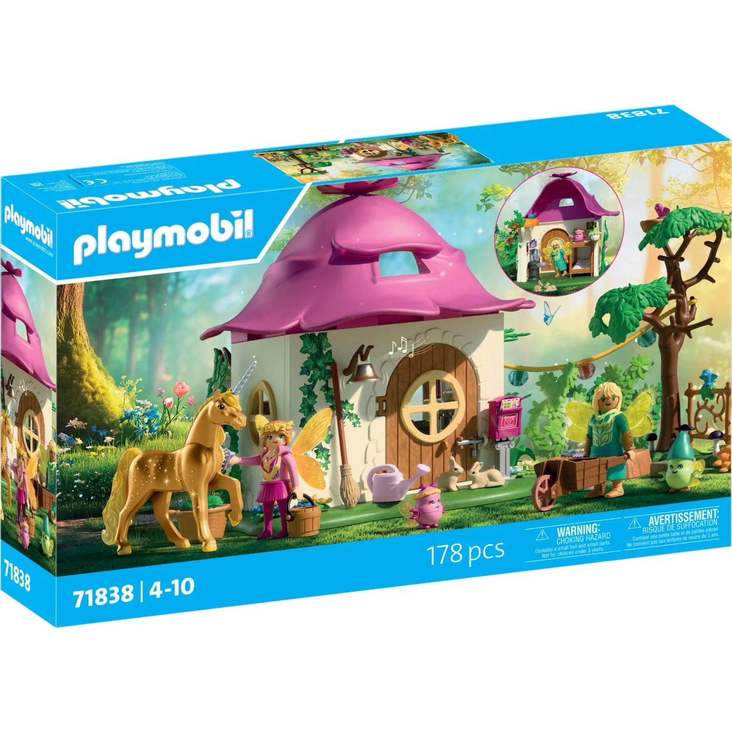 Playmobil® Cozy Fairy Home With Golden Unicorn