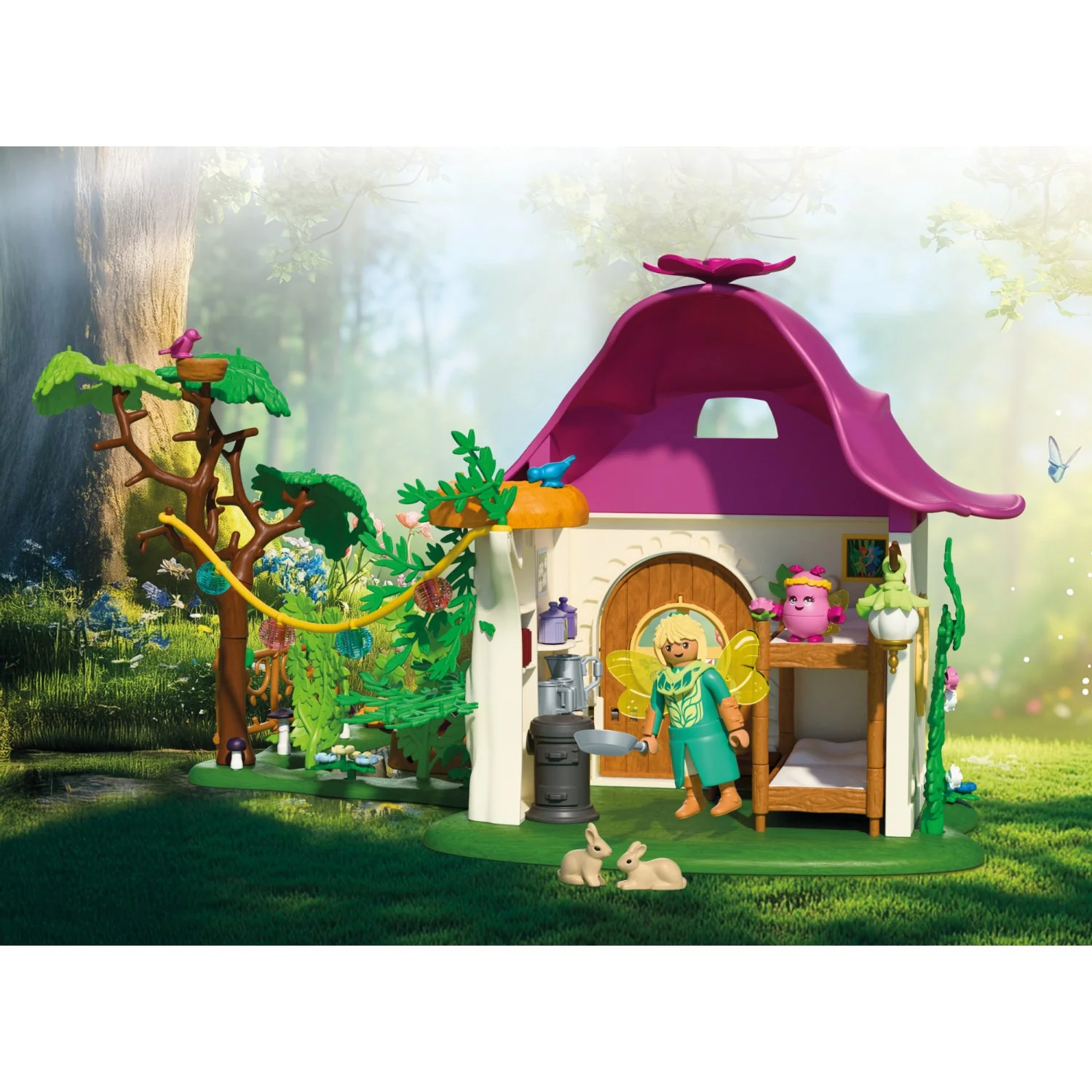 Playmobil® Cozy Fairy Home With Golden Unicorn - Image 2
