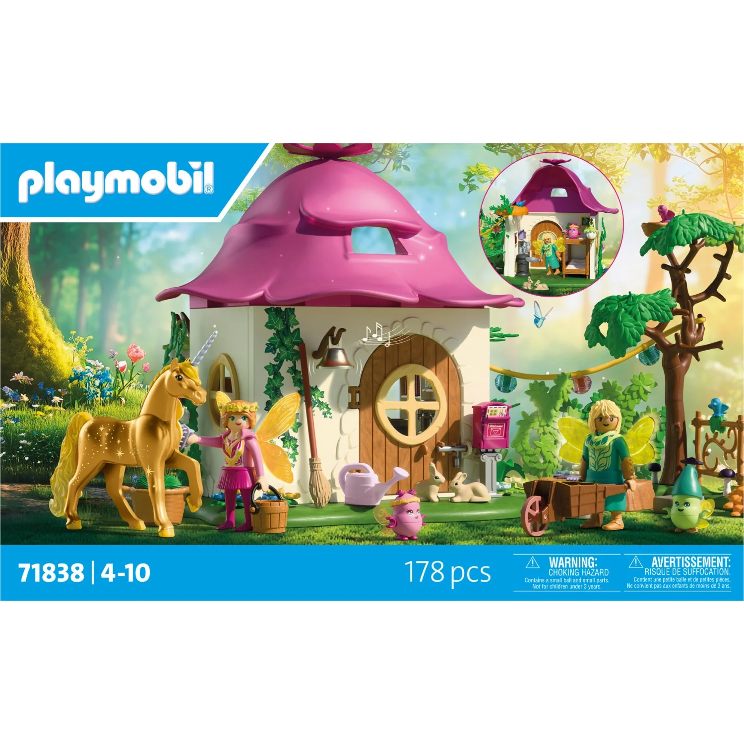 Playmobil® Cozy Fairy Home With Golden Unicorn - Image 4