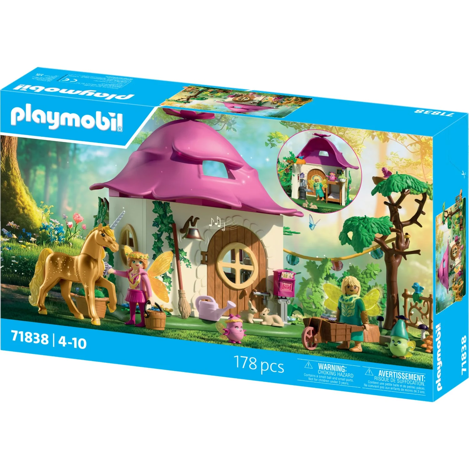 Playmobil® Cozy Fairy Home With Golden Unicorn - Image 5