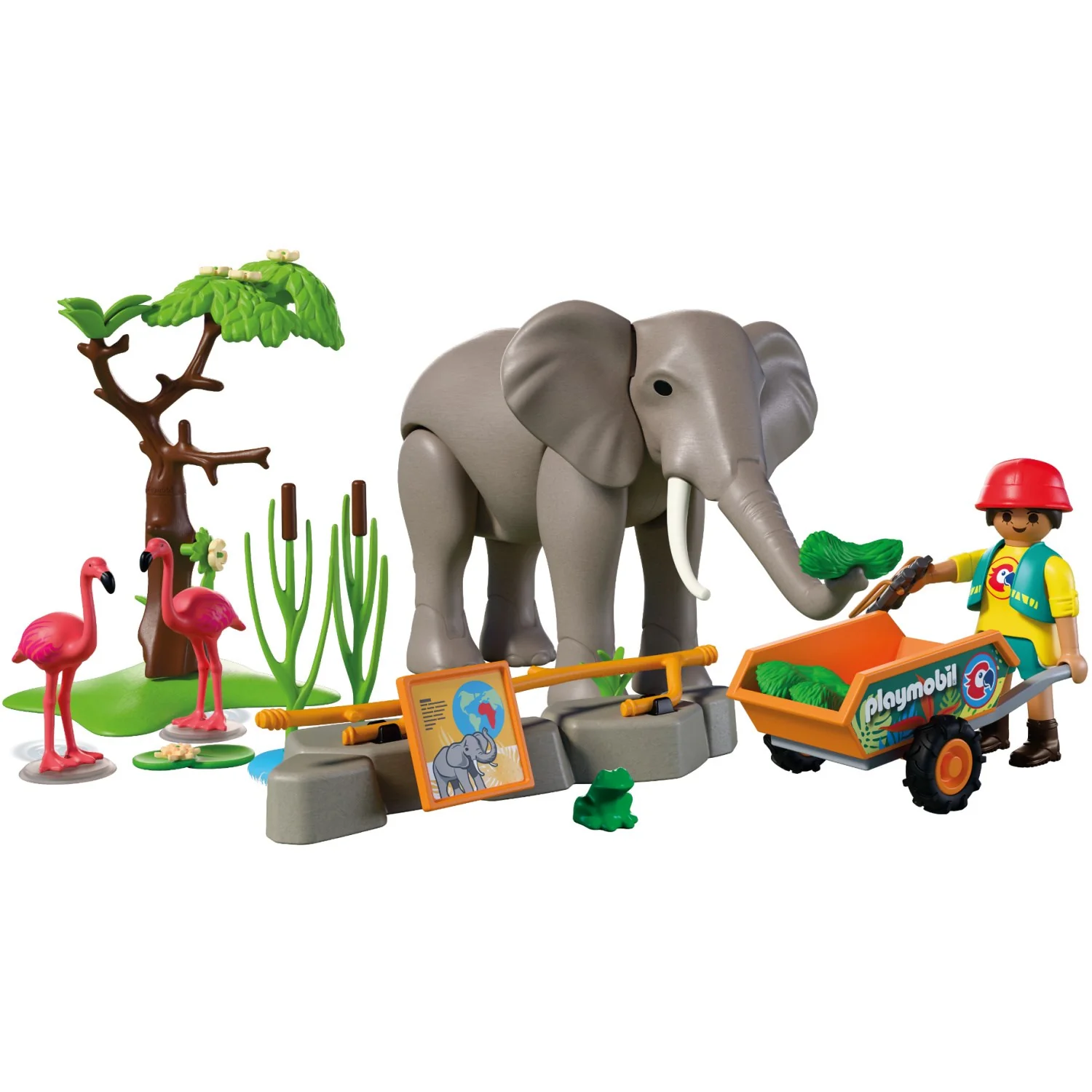 Playmobil® Elephant With Zookeeper - Image 3