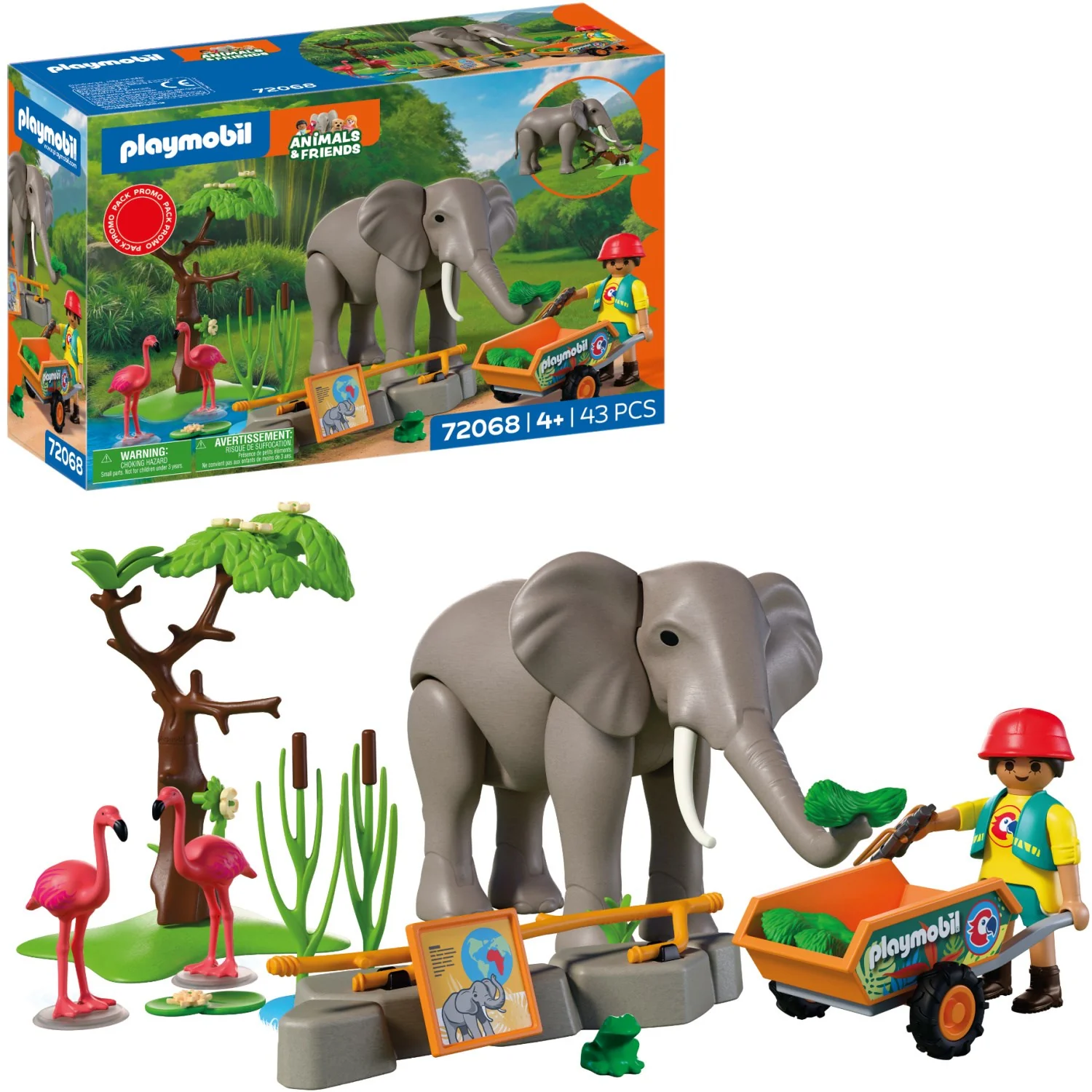 Playmobil® Elephant With Zookeeper - Image 5