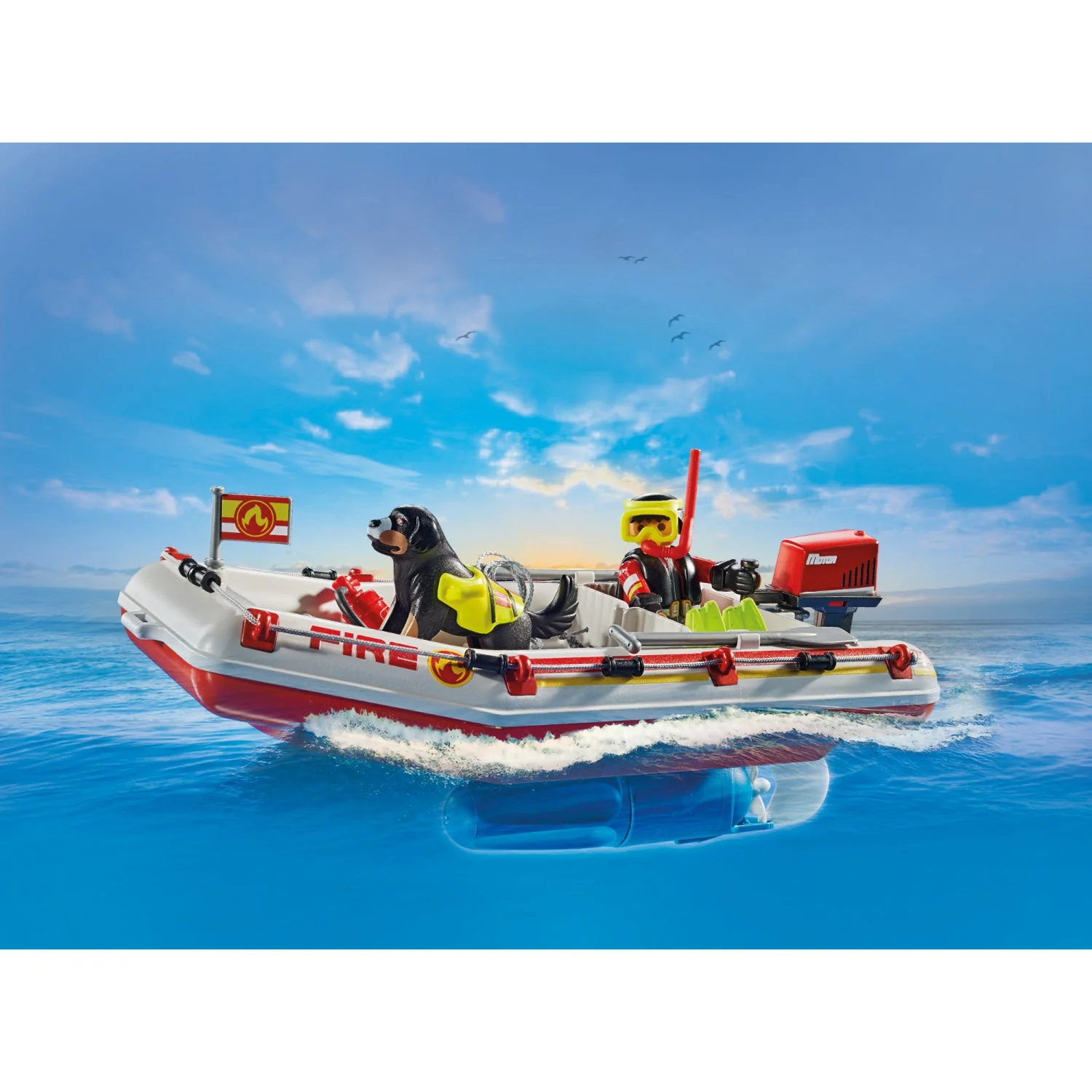 Playmobil® Fireboat With Aqua Scooter - Image 4