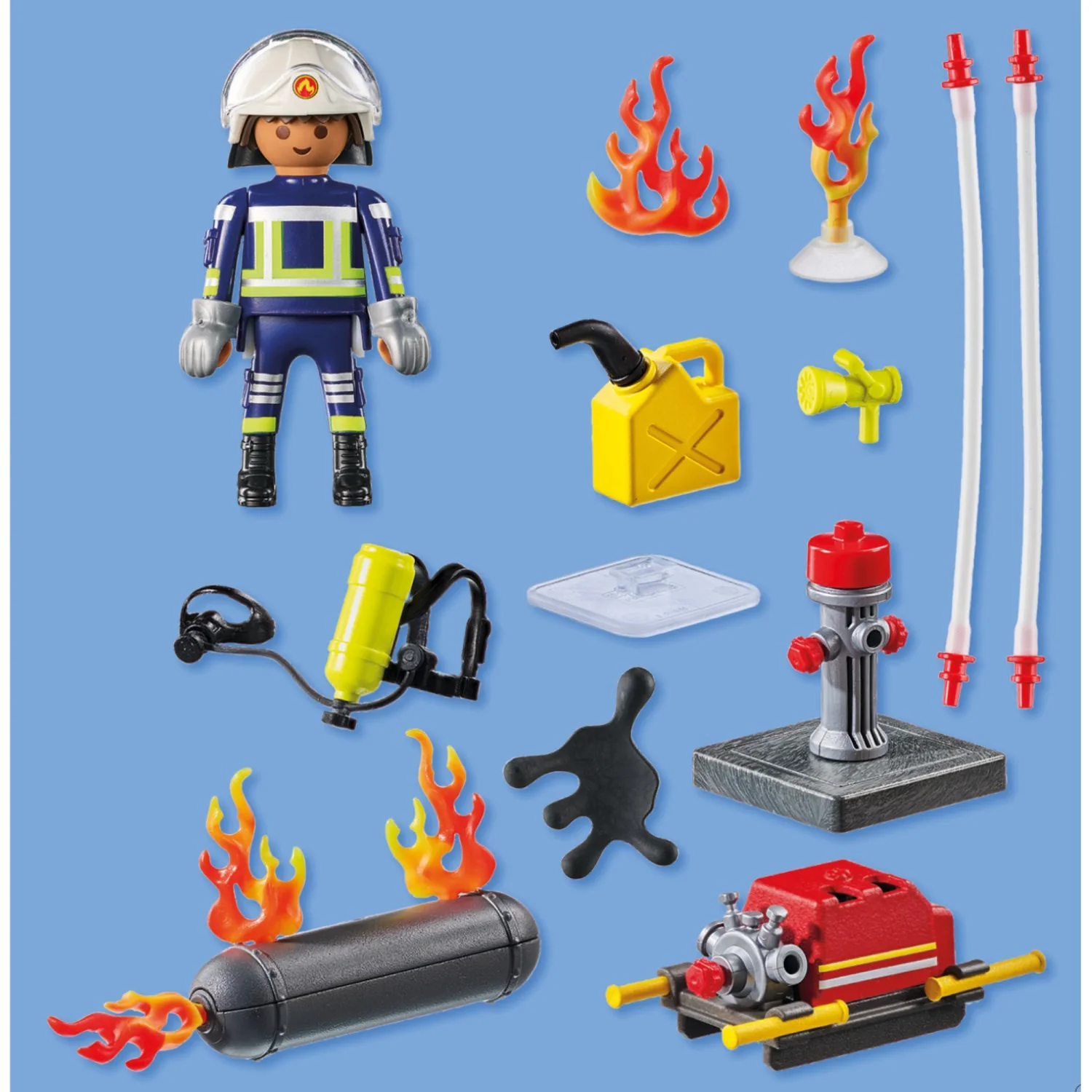Playmobil® Firefighter With Water Pump - Image 3