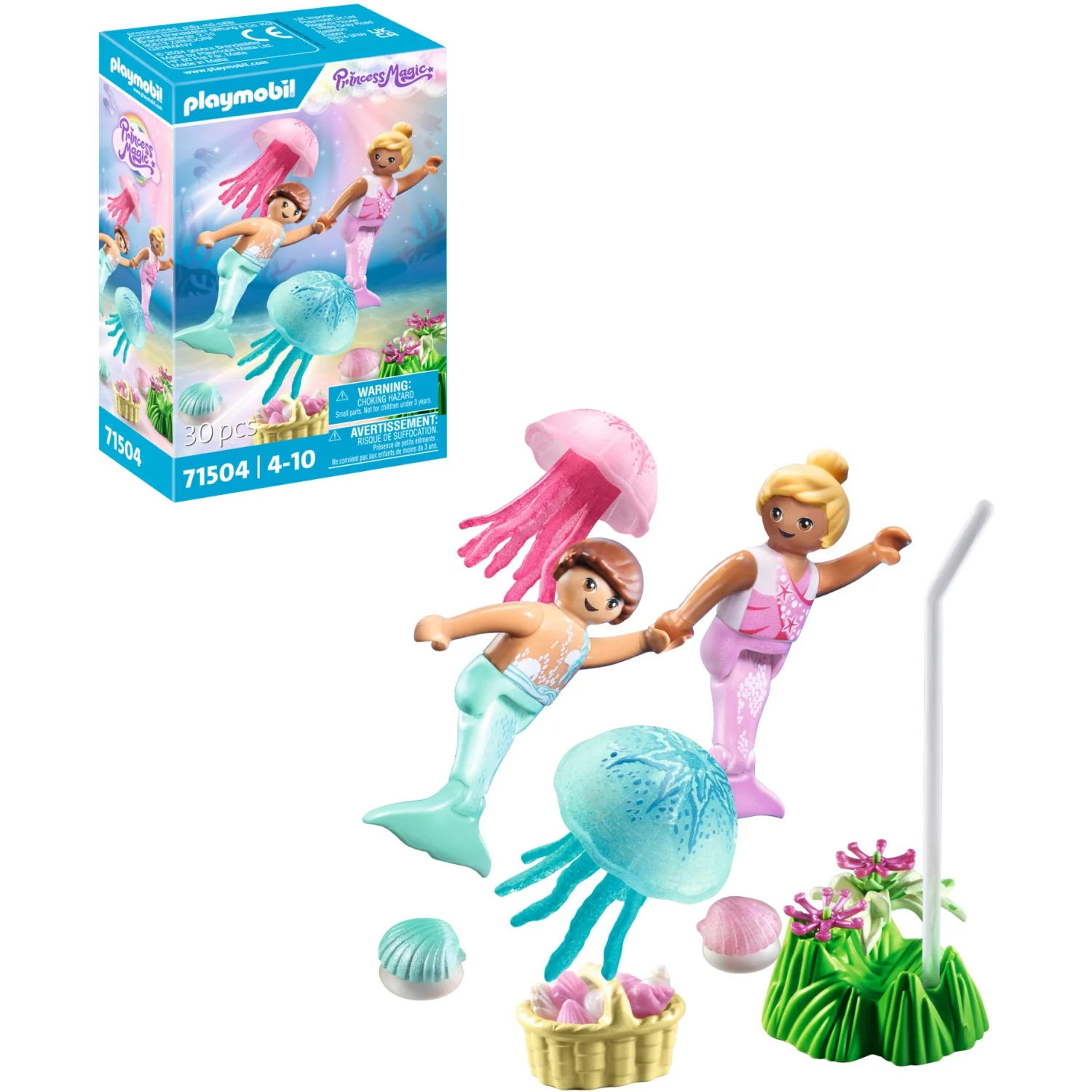 Playmobil® Mermaid Kids With Jellyfish - Image 2