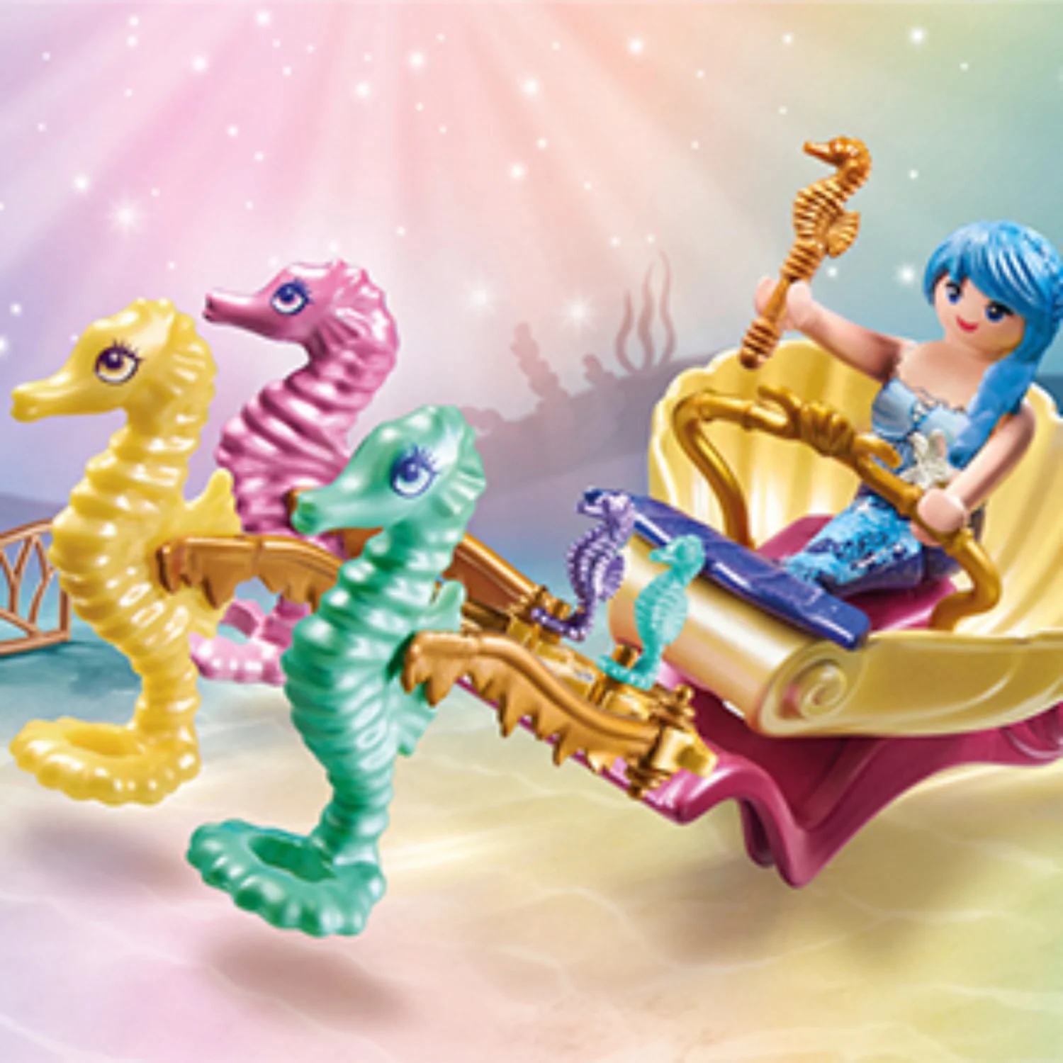 Playmobil® Mermaid Seahorse Carriage - Image 2