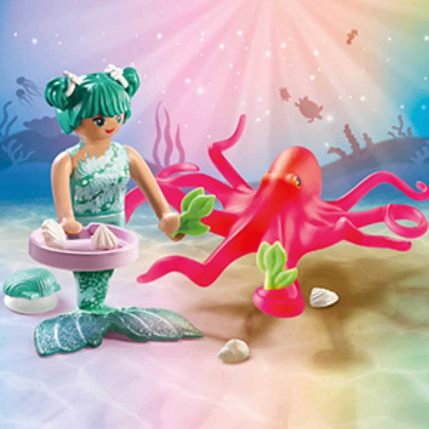 Playmobil® Mermaid With Colour-Changing Octopus - Image 2