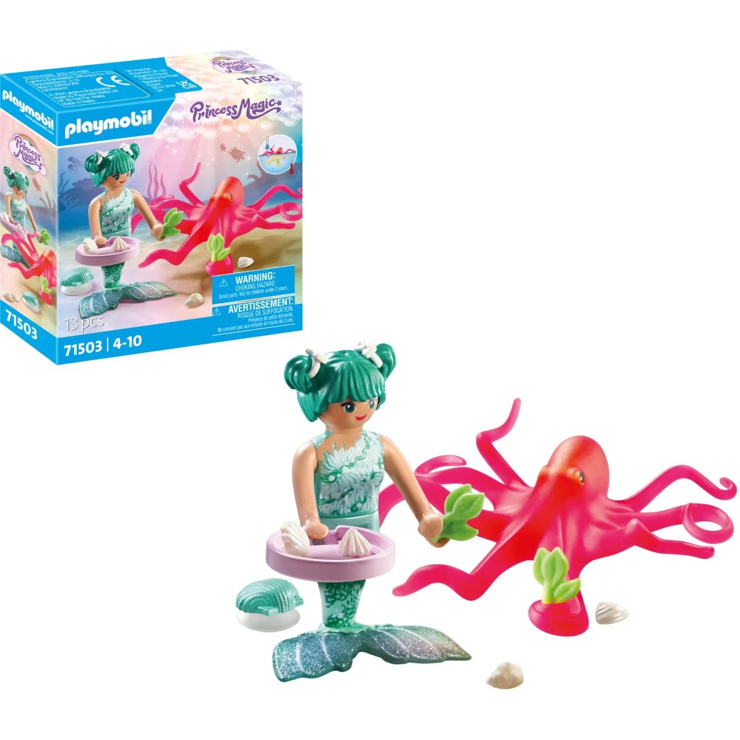 Playmobil® Mermaid With Colour-Changing Octopus - Image 4