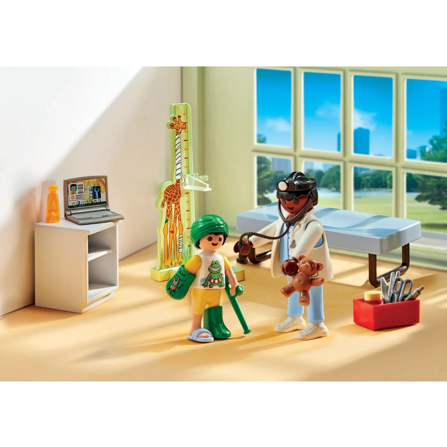 Playmobil® Pediatrician With Teddy Bear - Image 3