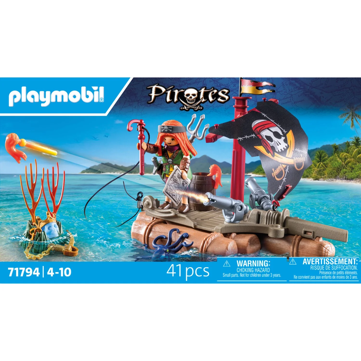 Playmobil® Pirate Raft With Treasure - Image 5