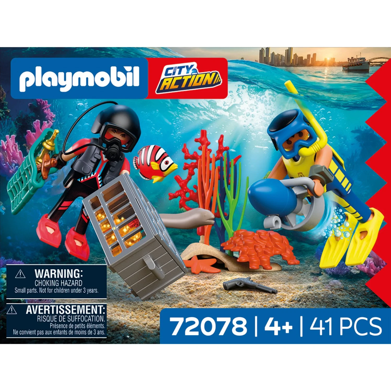 Playmobil® Police Diver With Treasure - Image 5
