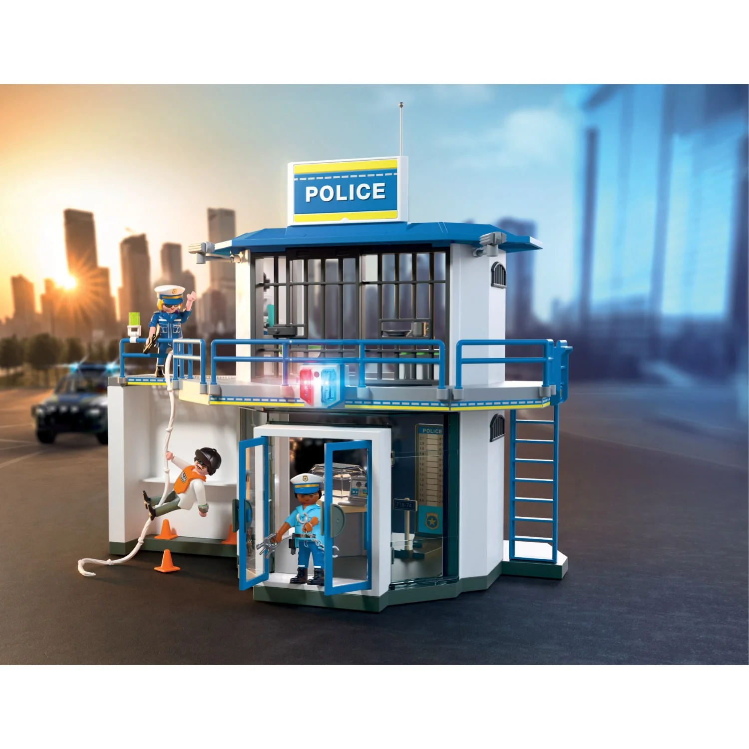 Playmobil® Police Station With Investigation Room - Image 3