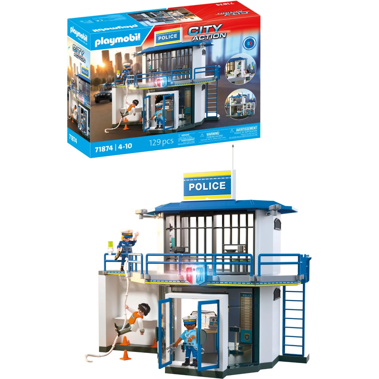 Playmobil® Police Station With Investigation Room - Image 6
