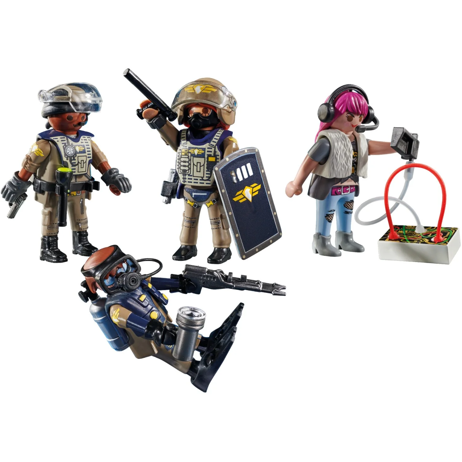 Playmobil® Tactical Unit Figure Set - Image 4