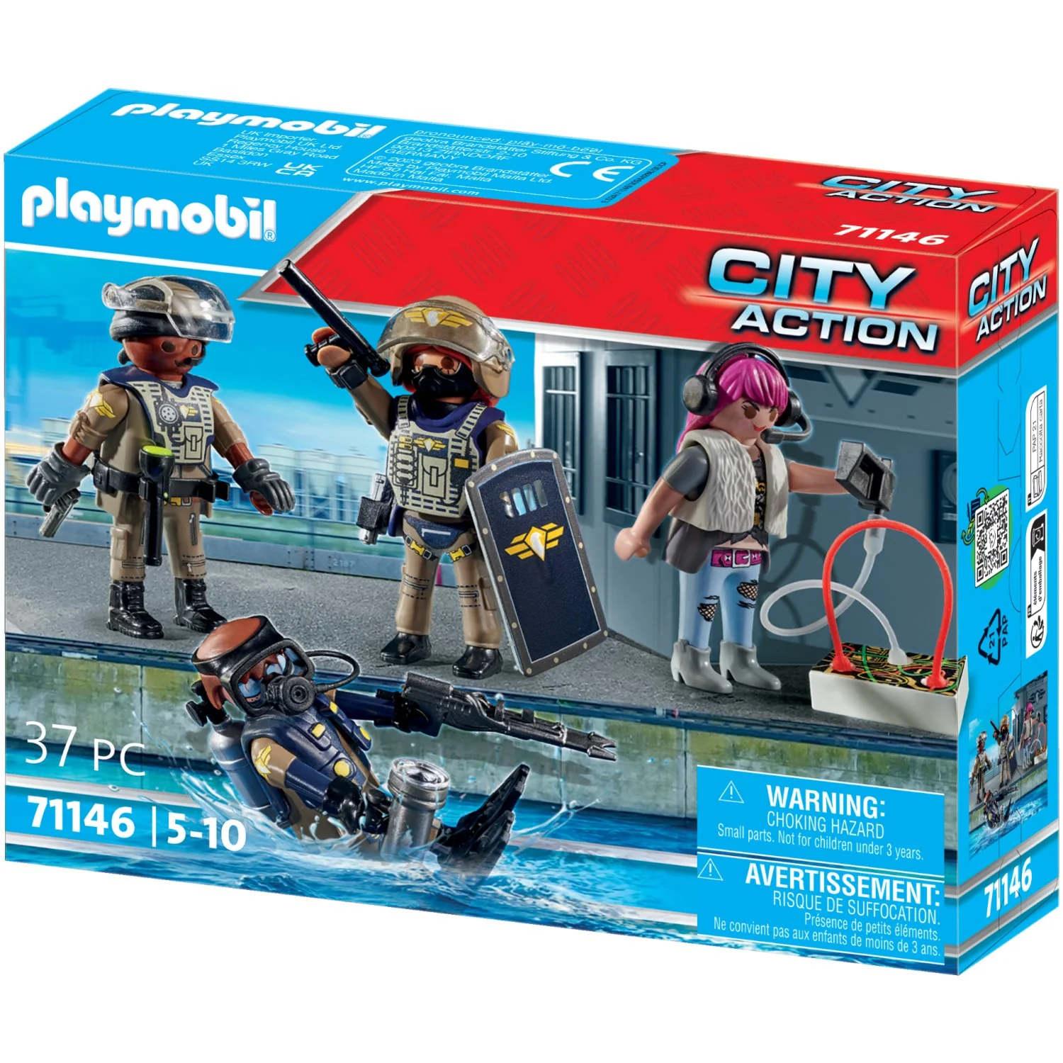 Playmobil® Tactical Unit Figure Set - Image 6